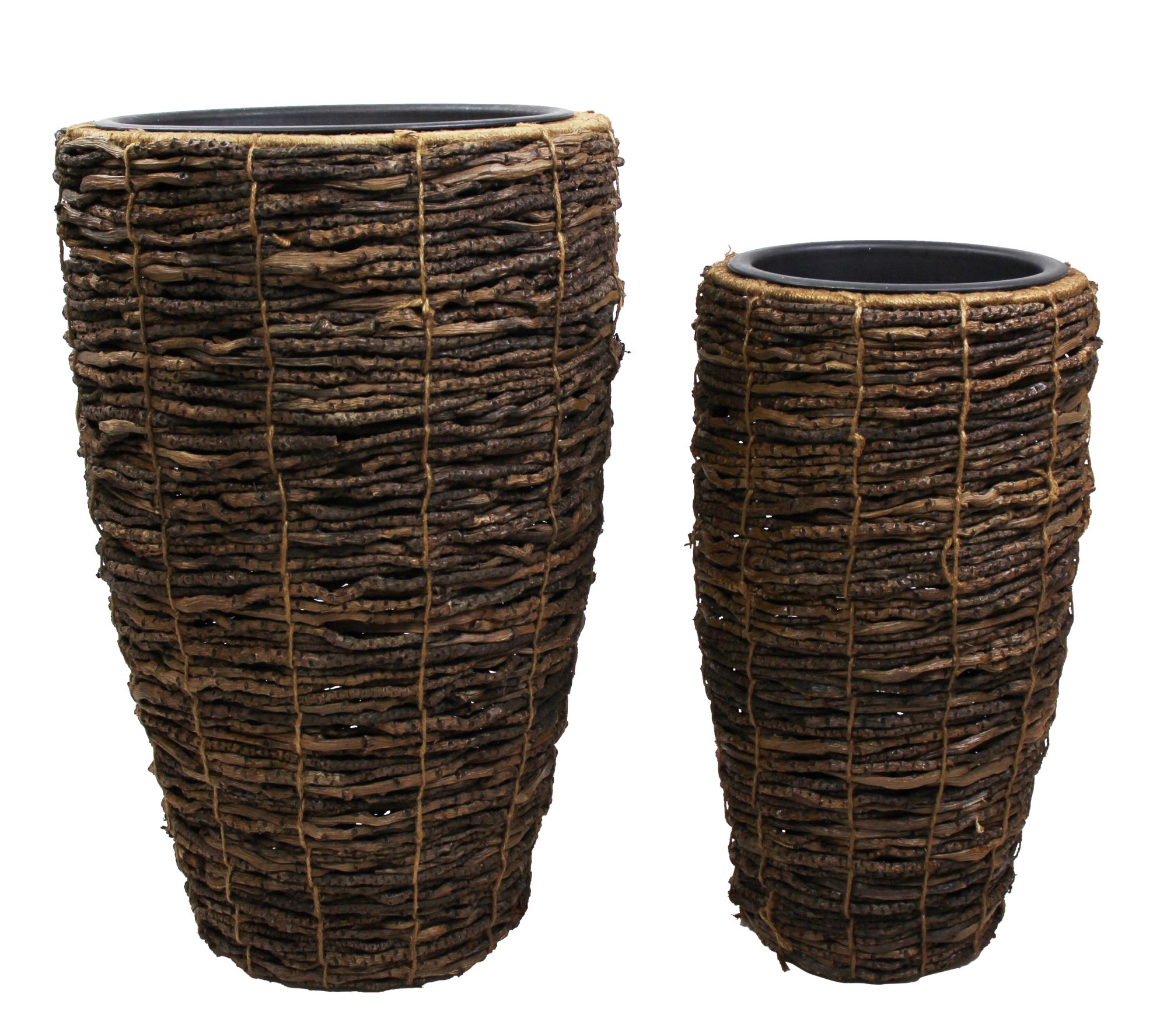 Übertopf "Coconut", 2er Set im Frank Flechtwaren Online Shop für Übertöpfe kaufen Übertopf "Coconut", 2er Set im Frank Flechtwaren Online Shop für Übertöpfe kaufen