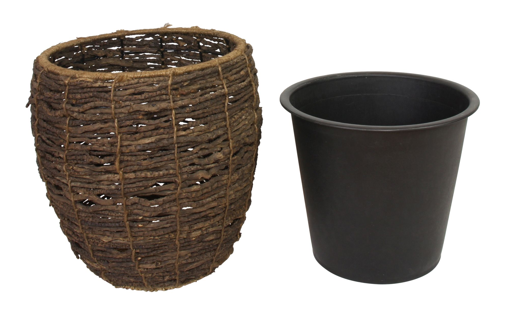 Übertopf "Kokos", 2er Set im Frank Flechtwaren Online Shop für Übertöpfe kaufen Übertopf "Kokos", 2er Set im Frank Flechtwaren Online Shop für Übertöpfe kaufen