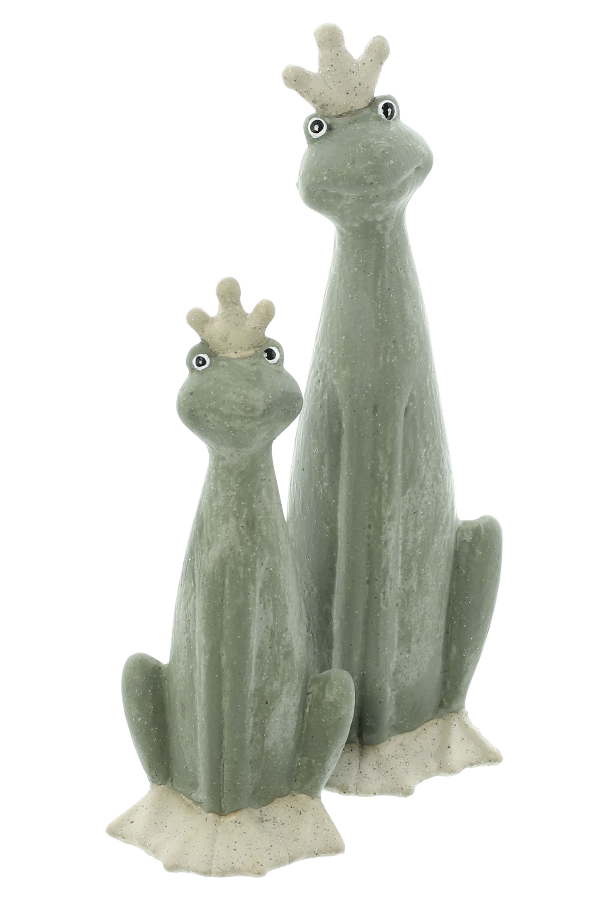 Figur "Froschkönig", 2er Set im Frank Flechtwaren Online Shop für Gartenfiguren kaufen Figur "Froschkönig", 2er Set im Frank Flechtwaren Online Shop für Gartenfiguren kaufen