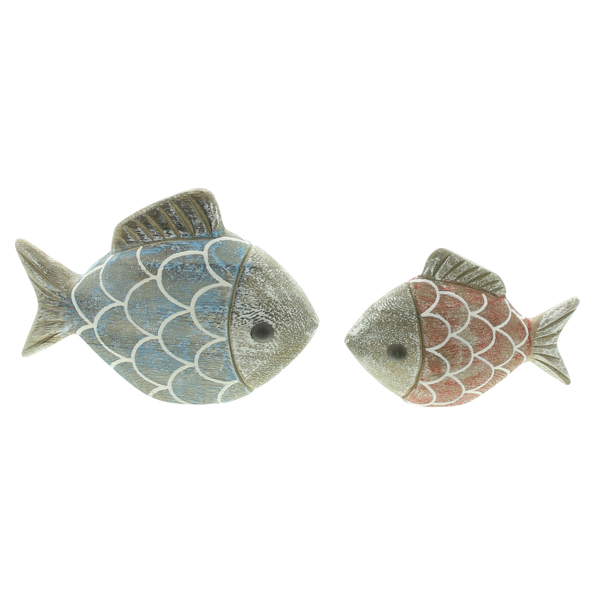 Fisch "Berti &amp; Bella", 2er Set  im Frank Flechtwaren Online Shop für Gartenfiguren kaufen
