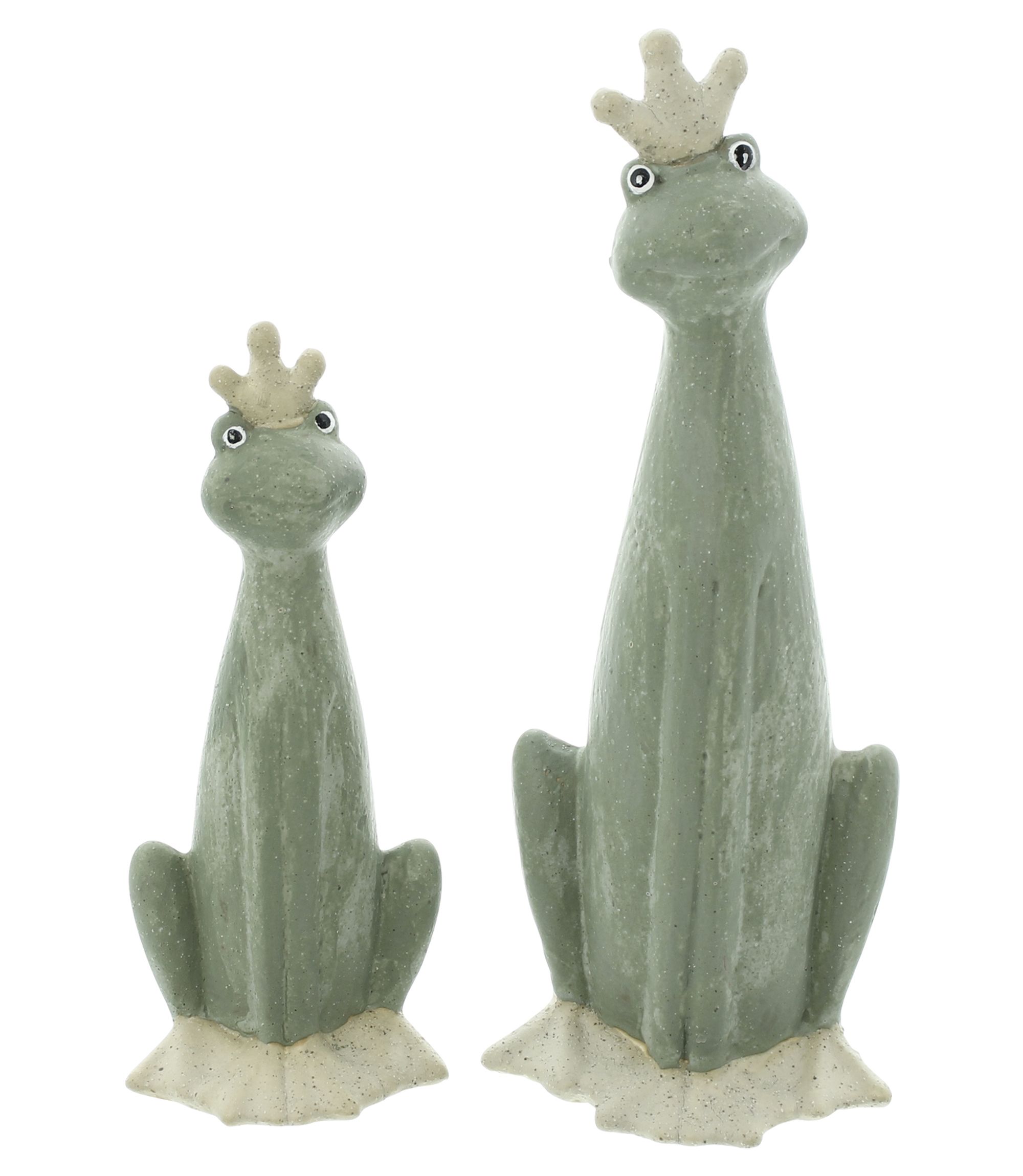 Figur "Froschkönig", 2er Set im Frank Flechtwaren Online Shop für Gartenfiguren kaufen Figur "Froschkönig", 2er Set im Frank Flechtwaren Online Shop für Gartenfiguren kaufen