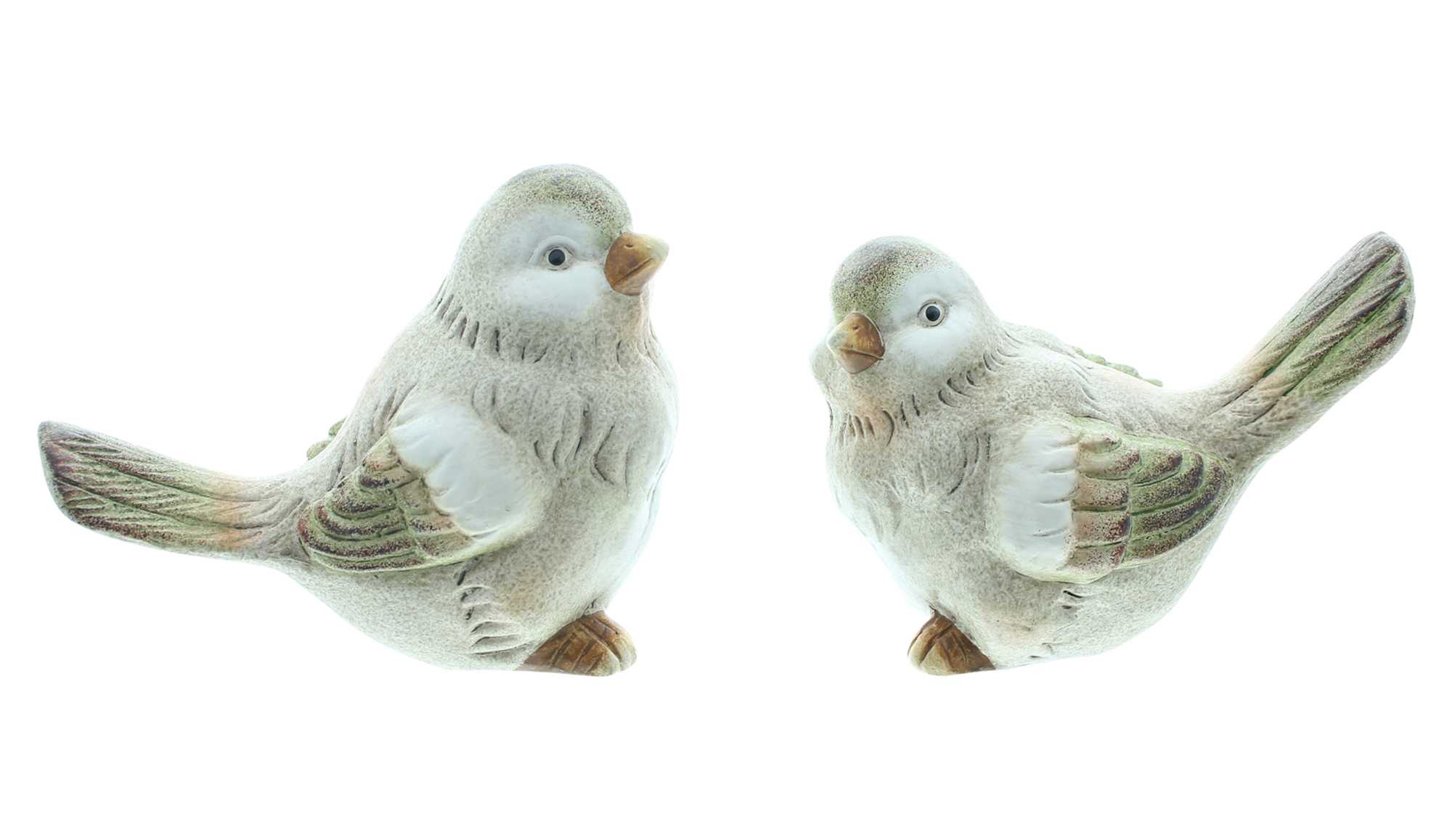 Vogel "Piepmatz", 2er Set im Frank Flechtwaren Online Shop für Gartenfiguren kaufen Vogel "Piepmatz", 2er Set im Frank Flechtwaren Online Shop für Gartenfiguren kaufen