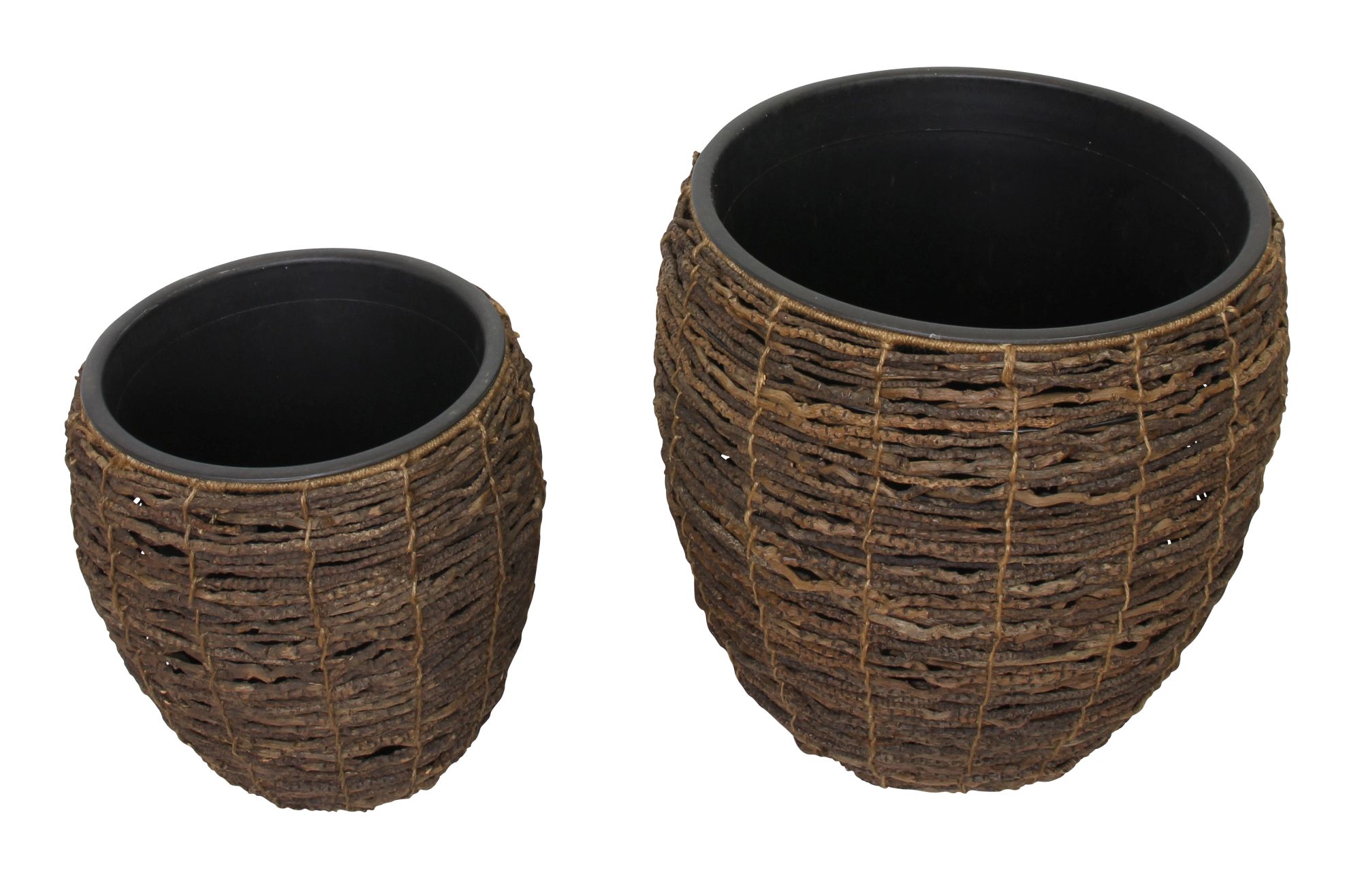 Übertopf "Kokos", 2er Set im Frank Flechtwaren Online Shop für Übertöpfe kaufen Übertopf "Kokos", 2er Set im Frank Flechtwaren Online Shop für Übertöpfe kaufen