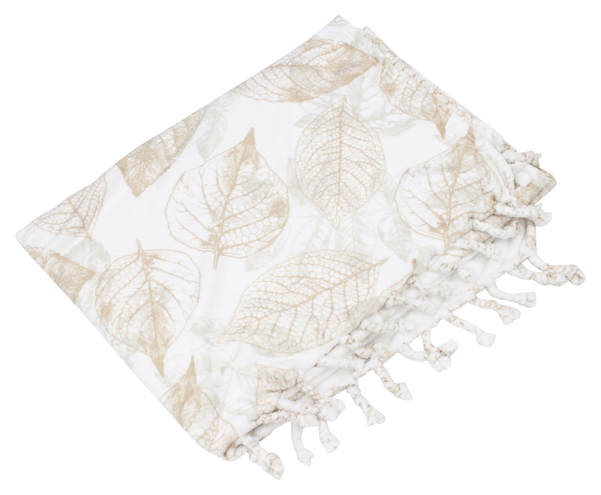 Kuscheldecke "Blätter"  im Frank Flechtwaren Online Shop für Herbst kaufen