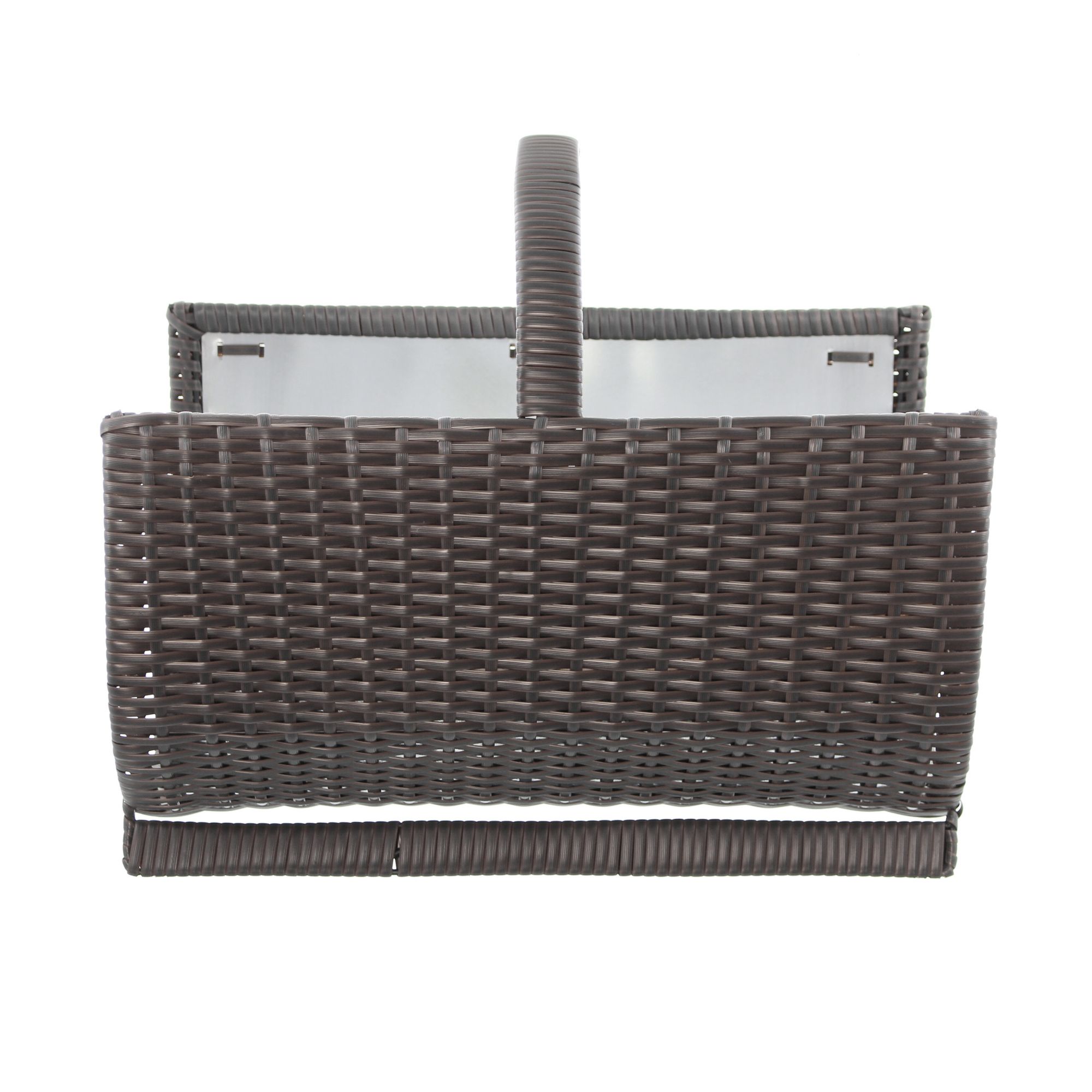 Kaminholzkorb "Polyrattan" im Frank Flechtwaren Online Shop für Holzkörbe & Holzständer kaufen Kaminholzkorb "Polyrattan" im Frank Flechtwaren Online Shop für Holzkörbe & Holzständer kaufen