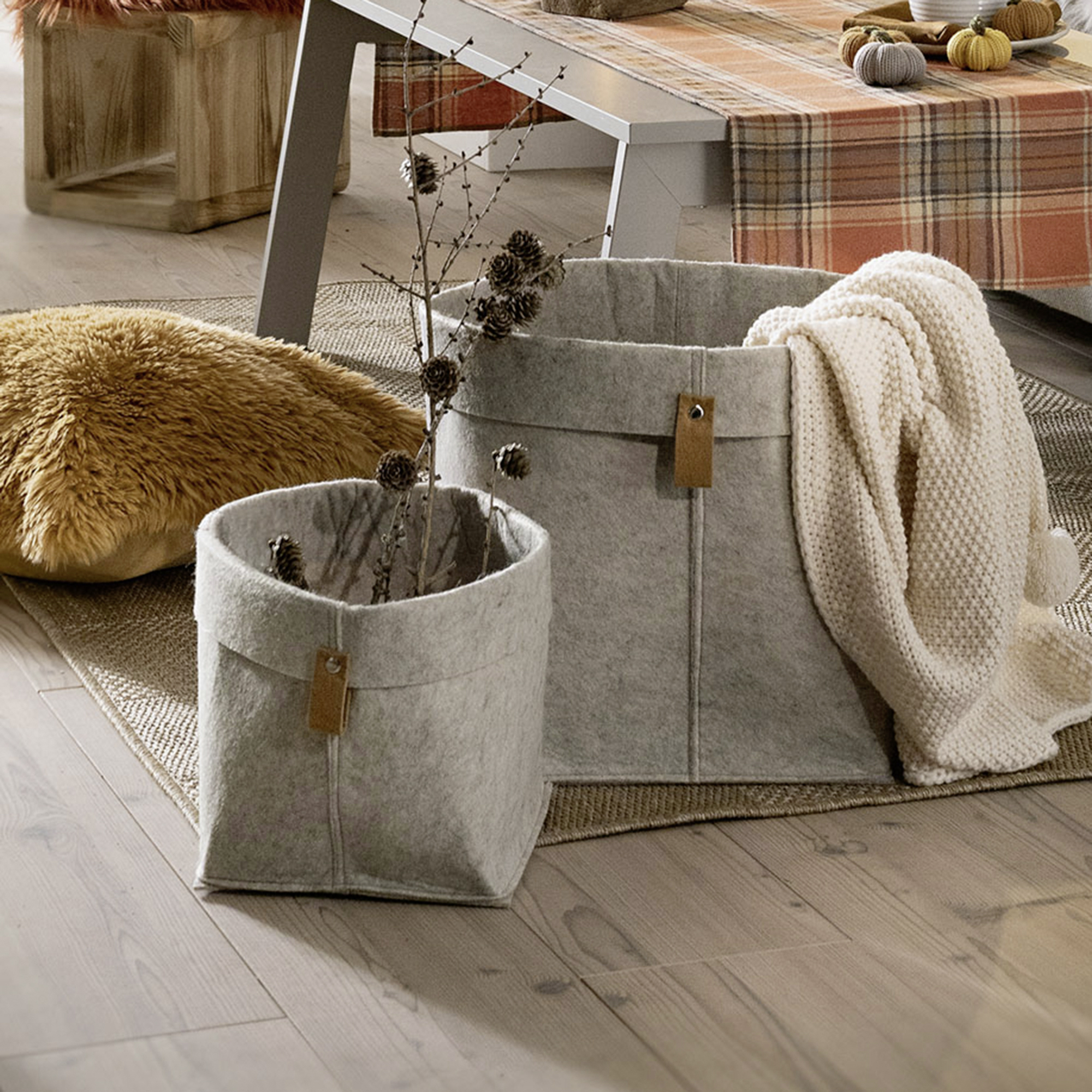 Filztasche "Pure", 2er Set  im Frank Flechtwaren Online Shop kaufen