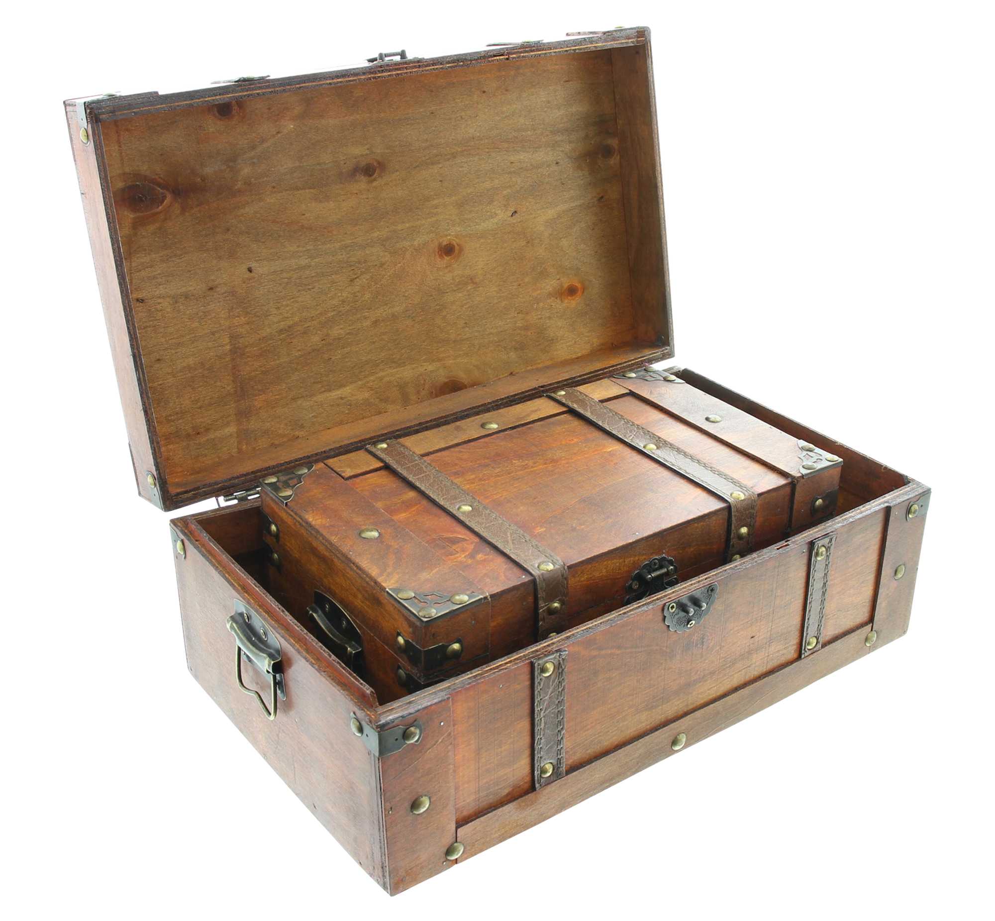 Truhe "Schatzsuche", 2er Set im Frank Flechtwaren Online Shop für kaufen Truhe "Schatzsuche", 2er Set im Frank Flechtwaren Online Shop für kaufen