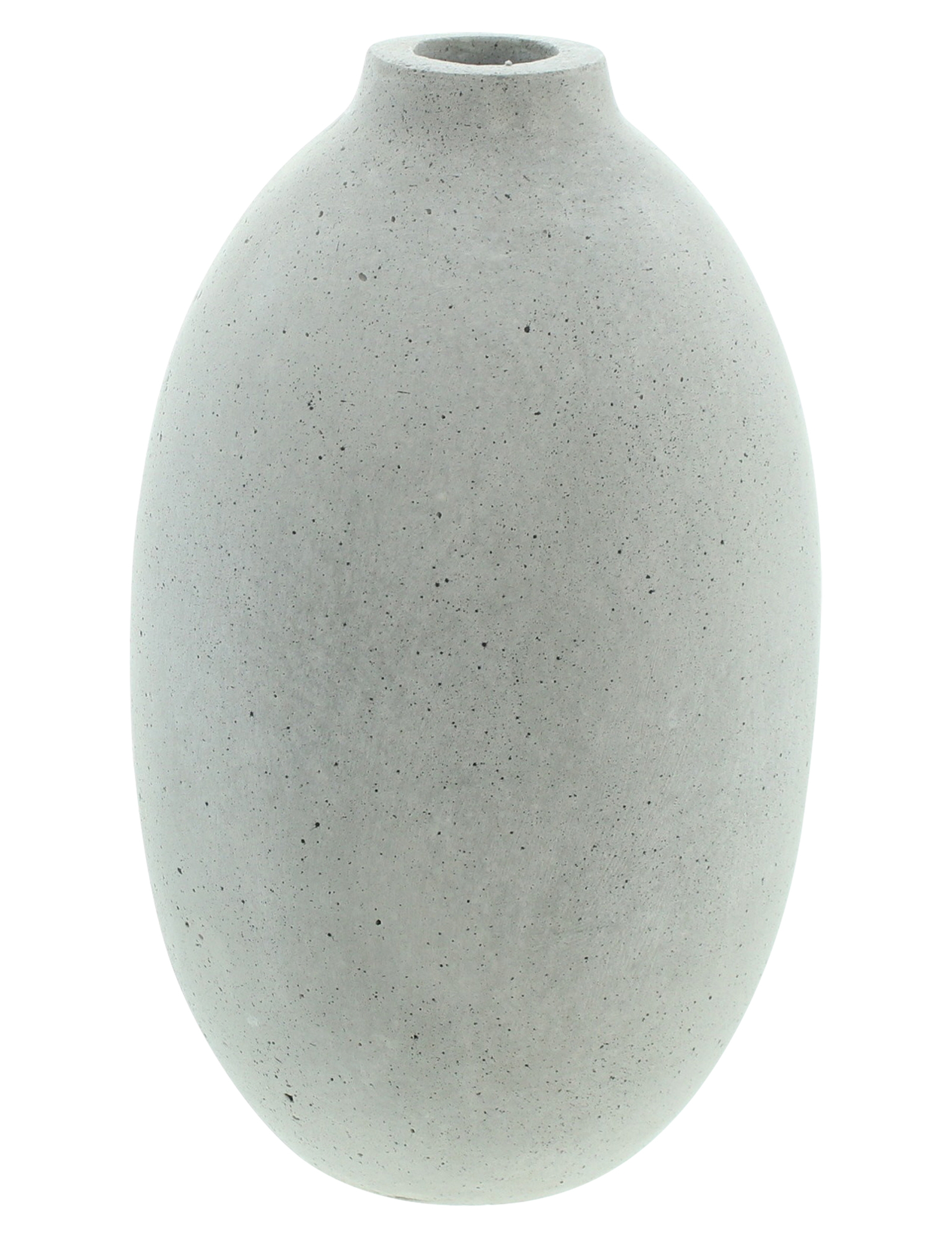 Dekovase "Beton", hoch  im Frank Flechtwaren Online Shop kaufen