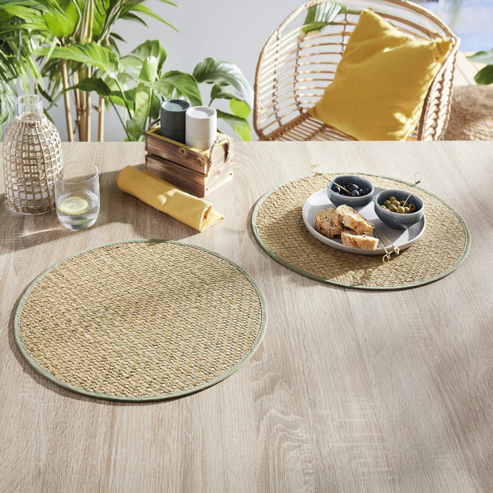 Platzmatte "Seegras", 2er Set  im Frank Flechtwaren Online Shop kaufen