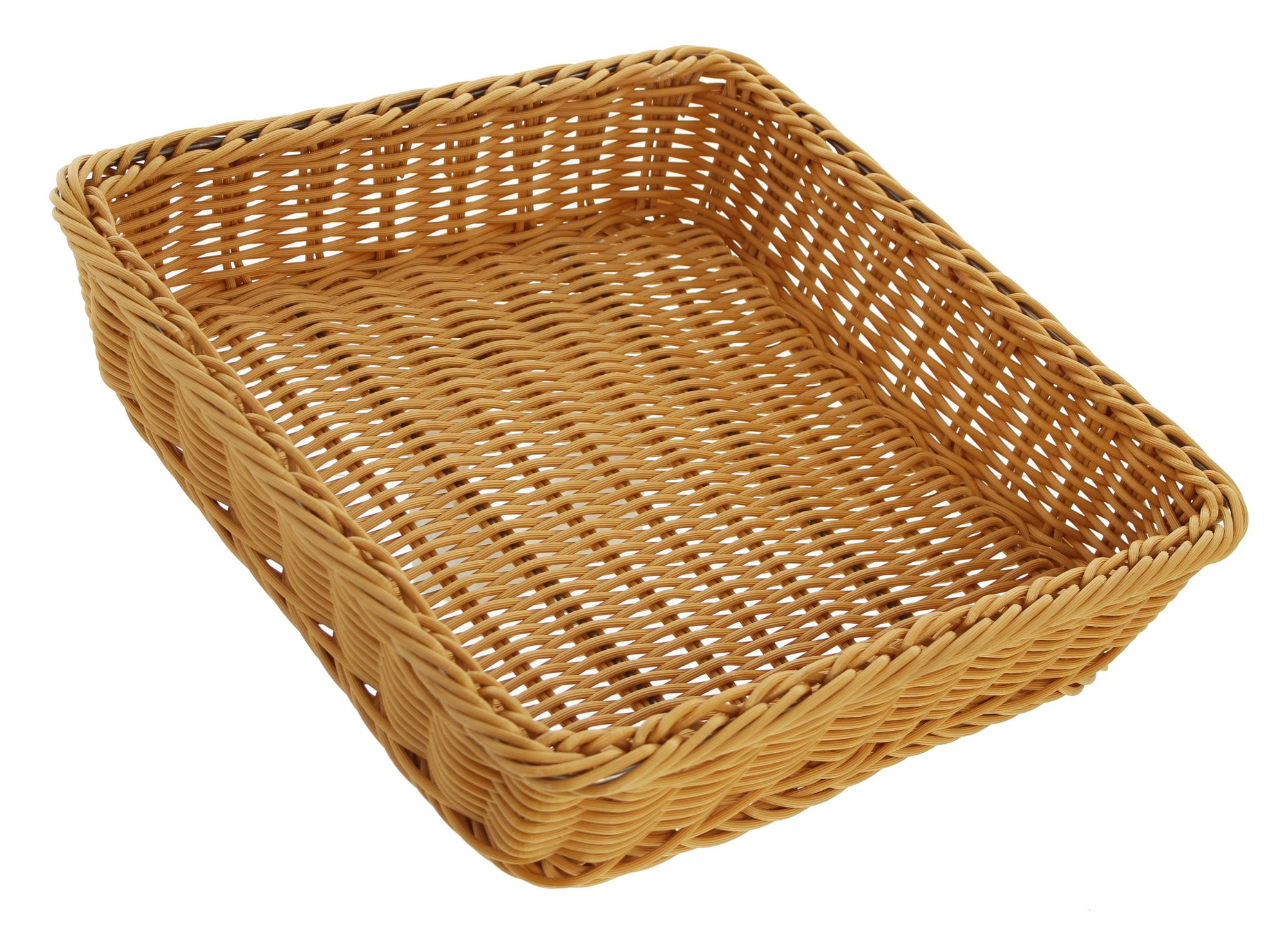Auslagekorb "Poly" 40 x 40 x 10 cm im Frank Flechtwaren Online Shop für Badezimmer kaufen Auslagekorb "Poly" 40 x 40 x 10 cm im Frank Flechtwaren Online Shop für Badezimmer kaufen