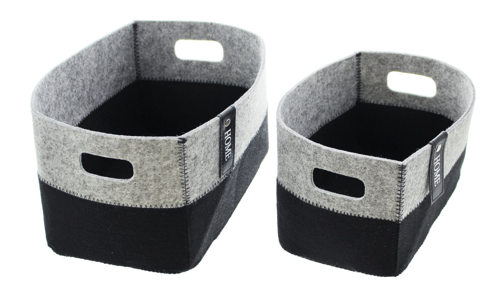 Universalkorb "Filz", 2er Set im Frank Flechtwaren Online Shop für Füllkörbe & Universalkörbe kaufen Universalkorb "Filz", 2er Set im Frank Flechtwaren Online Shop für Füllkörbe & Universalkörbe kaufen