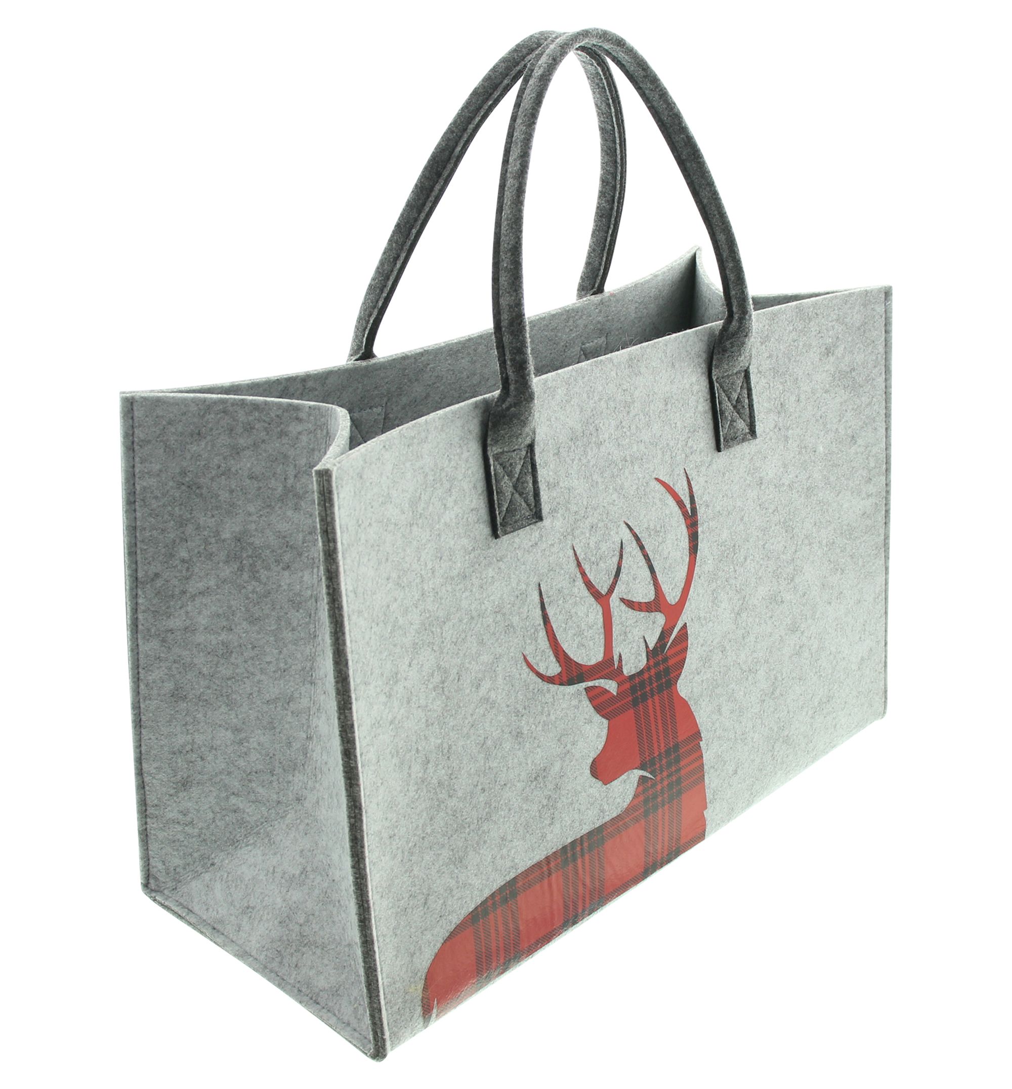 Filztasche "Hirsch-Karo" im Frank Flechtwaren Online Shop für Herbst kaufen Filztasche "Hirsch-Karo" im Frank Flechtwaren Online Shop für Herbst kaufen