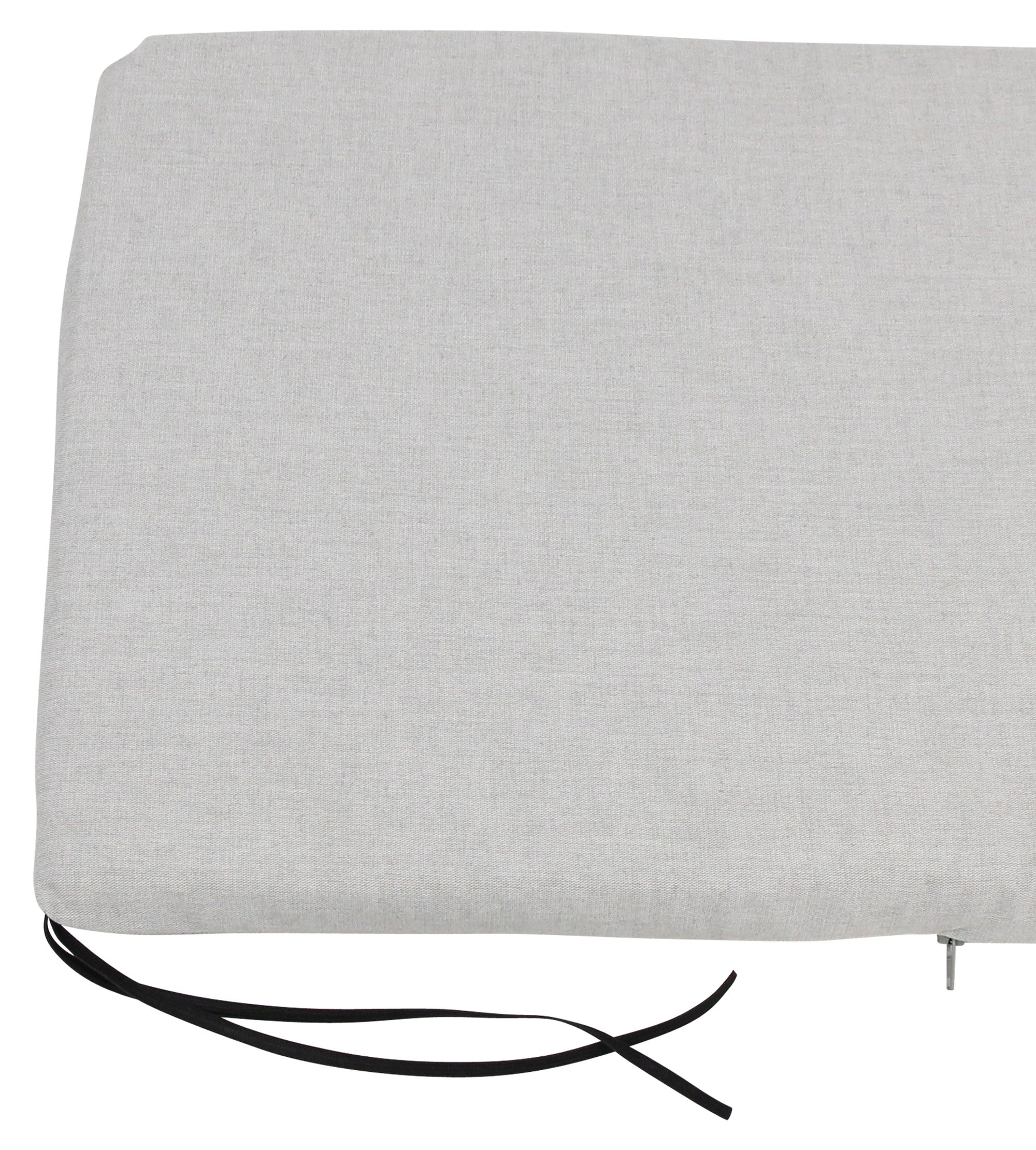 Bankauflage "Modern", grau im Frank Flechtwaren Online Shop für Sitzkissen kaufen Bankauflage "Modern", grau im Frank Flechtwaren Online Shop für Sitzkissen kaufen