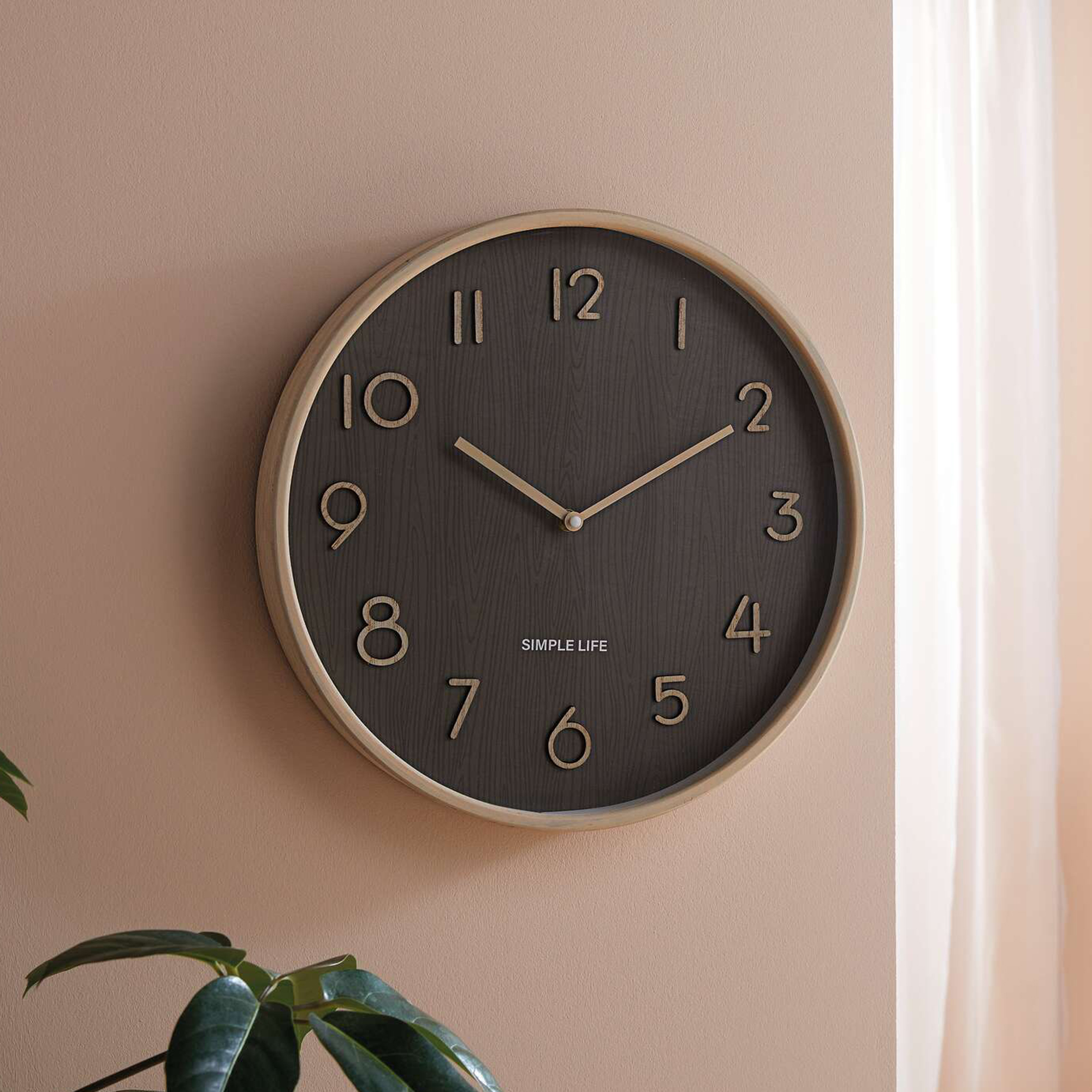 Wanduhr "Simple Life"  im Frank Flechtwaren Online Shop kaufen