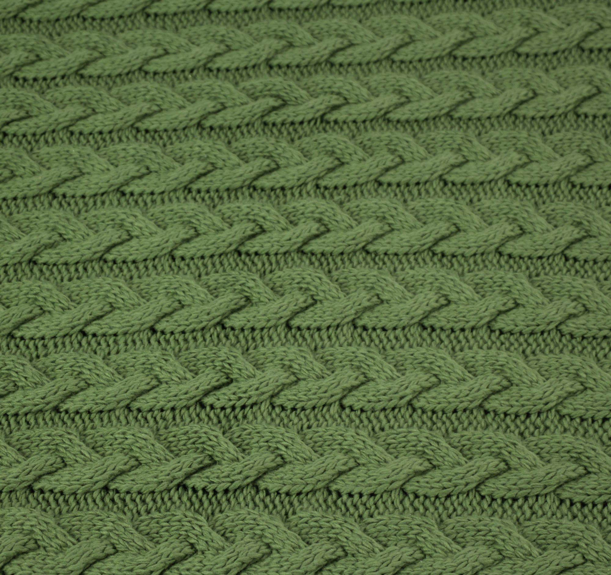 Kuscheldecke "Strickzopf"  im Frank Flechtwaren Online Shop für Herbst kaufen