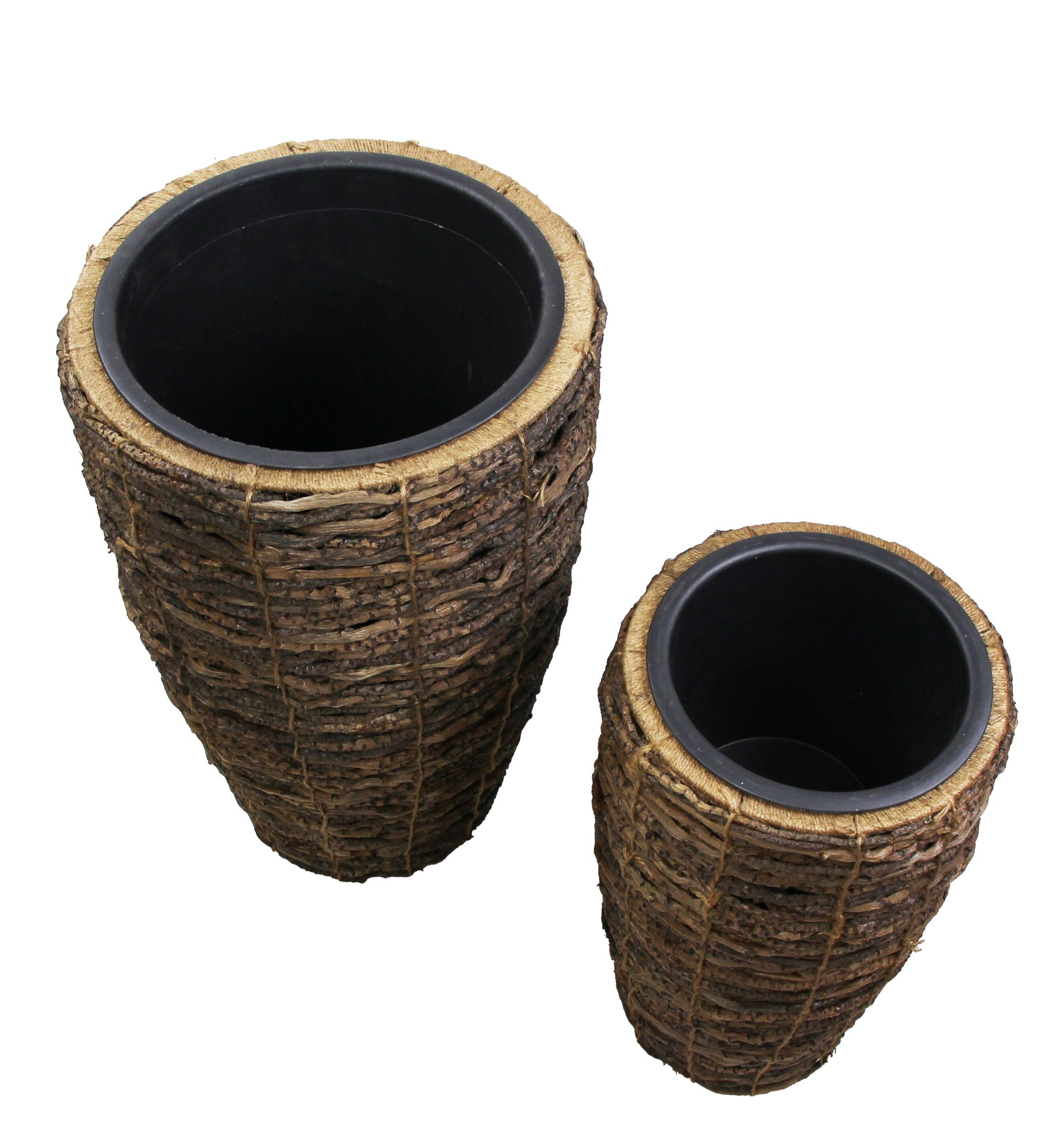 Übertopf "Coconut", 2er Set im Frank Flechtwaren Online Shop für Übertöpfe kaufen Übertopf "Coconut", 2er Set im Frank Flechtwaren Online Shop für Übertöpfe kaufen