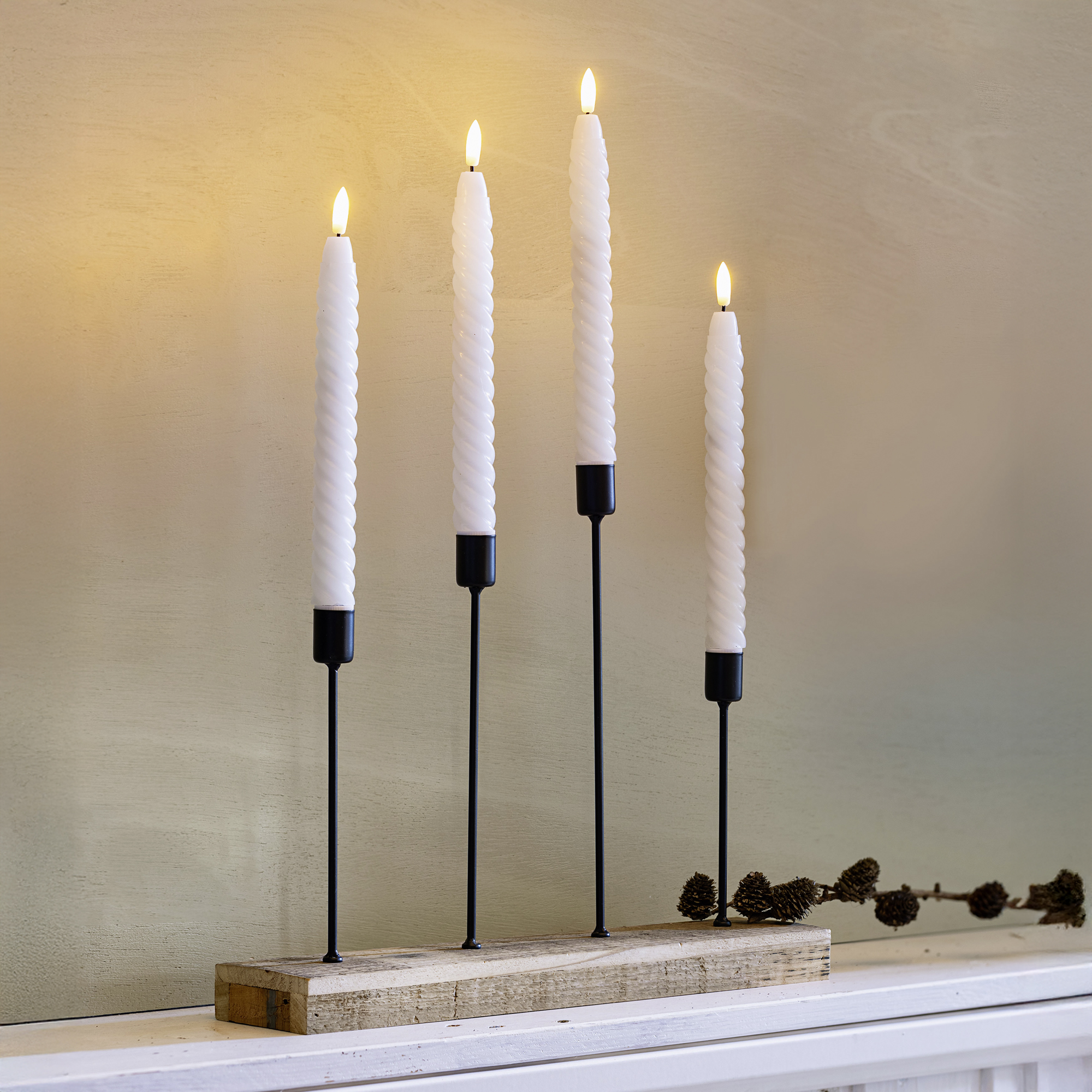 Stabkerzenhalter "Pure Rustic"  im Frank Flechtwaren Online Shop kaufen