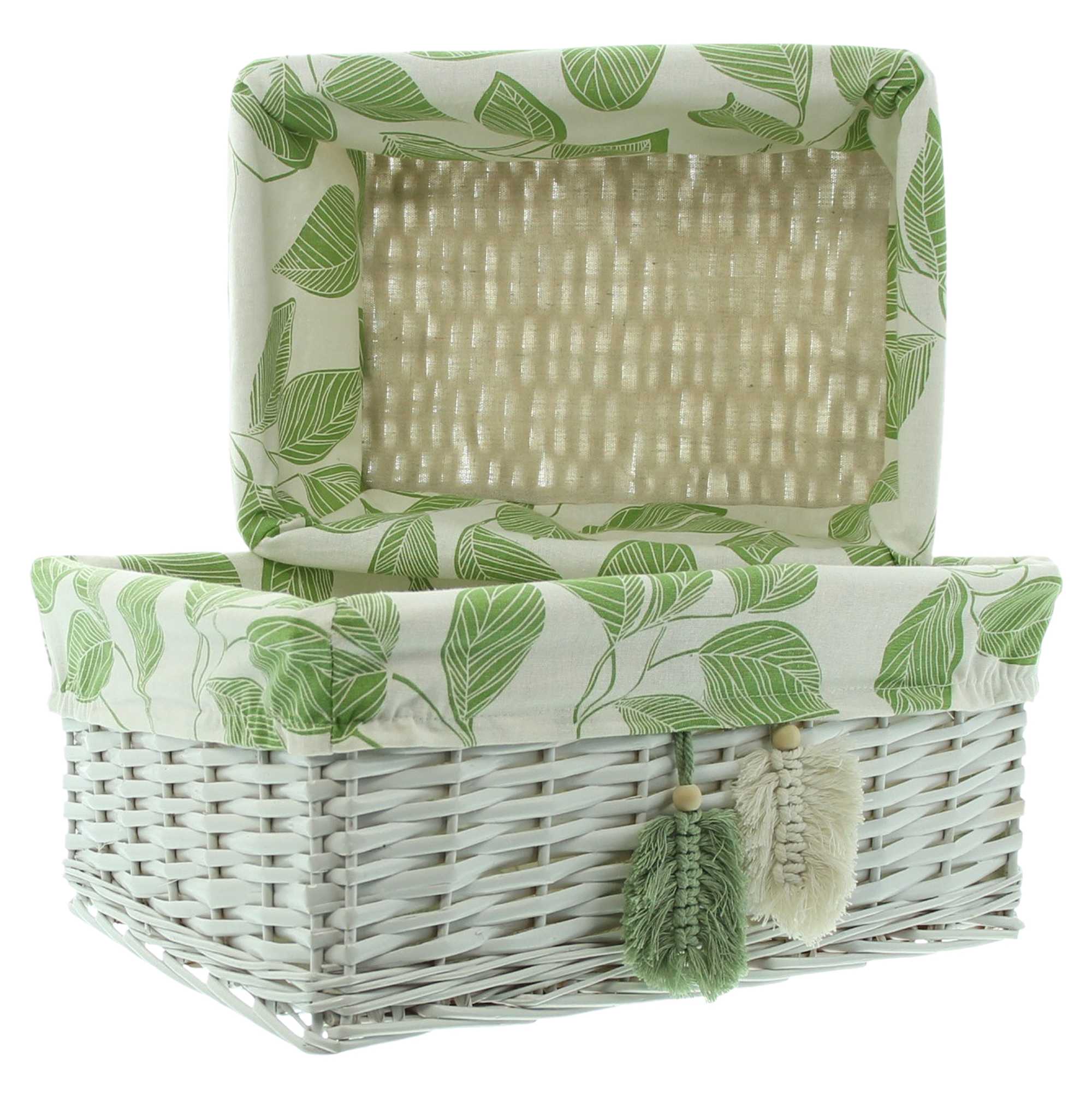 Korbset "Blätter", 3tlg. im Frank Flechtwaren Online Shop für Füllkörbe & Universalkörbe kaufen Korbset "Blätter", 3tlg. im Frank Flechtwaren Online Shop für Füllkörbe & Universalkörbe kaufen
