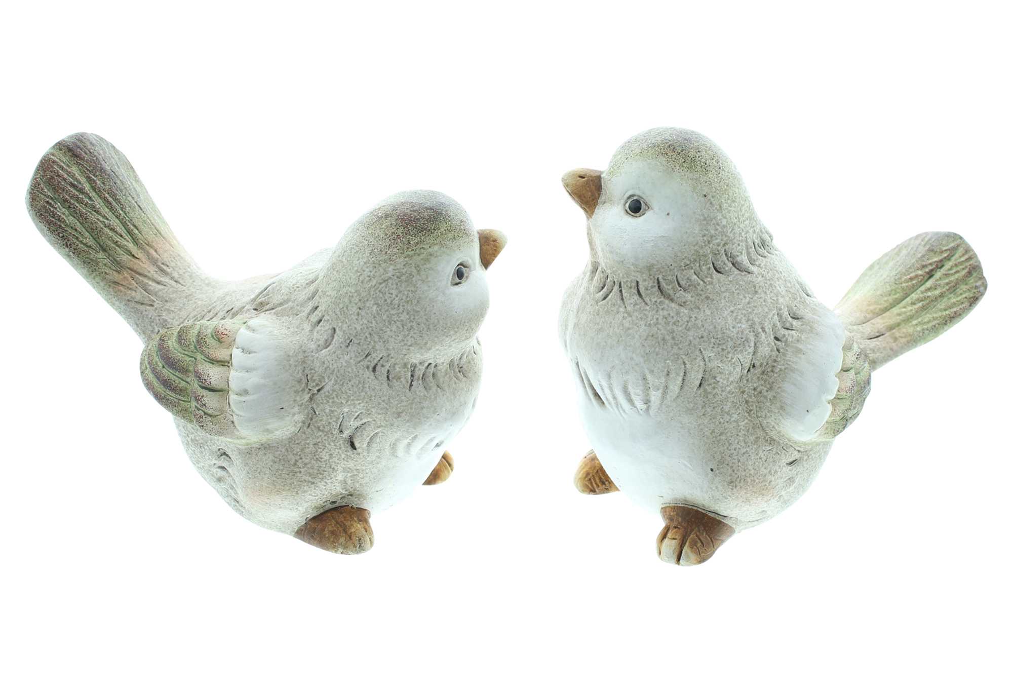 Vogel "Piepmatz", 2er Set im Frank Flechtwaren Online Shop für Gartenfiguren kaufen Vogel "Piepmatz", 2er Set im Frank Flechtwaren Online Shop für Gartenfiguren kaufen