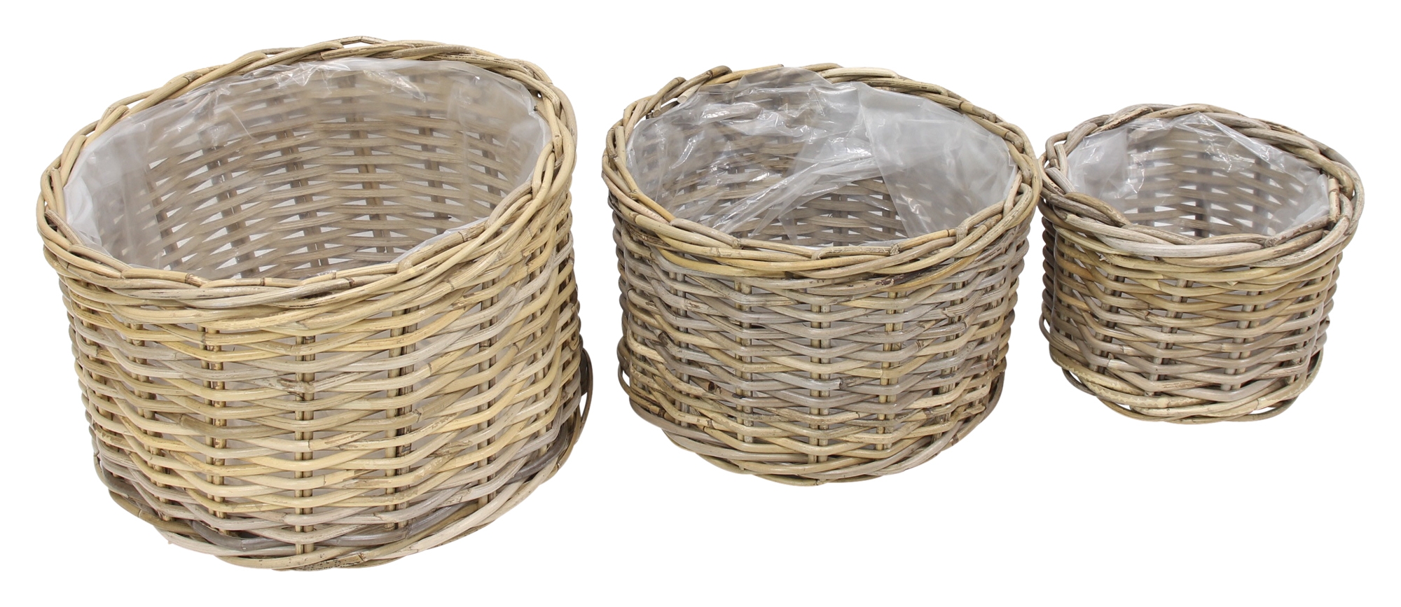 Pflanzkorb "Rattan", 3er Set im Frank Flechtwaren Online Shop für Weihnachten kaufen Pflanzkorb "Rattan", 3er Set im Frank Flechtwaren Online Shop für Weihnachten kaufen