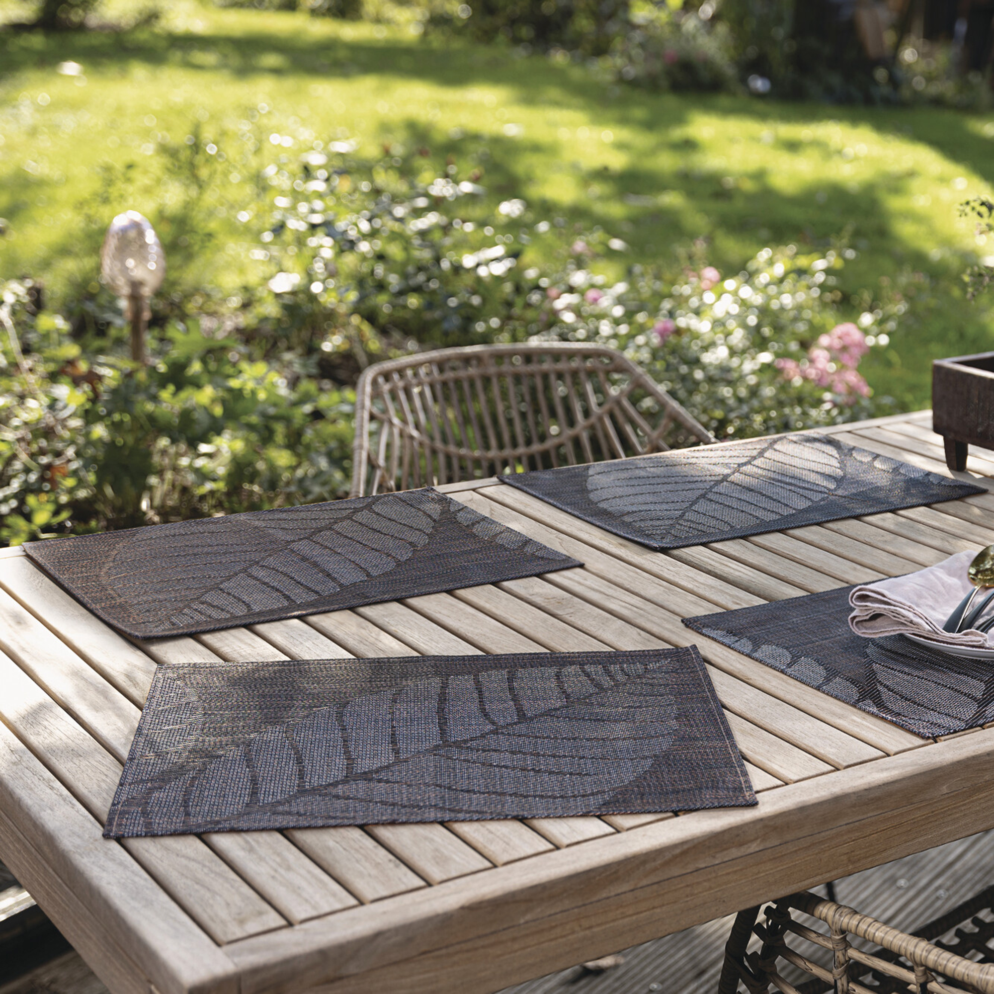 Platzmatte "Leaf", 4er Set  im Frank Flechtwaren Online Shop kaufen