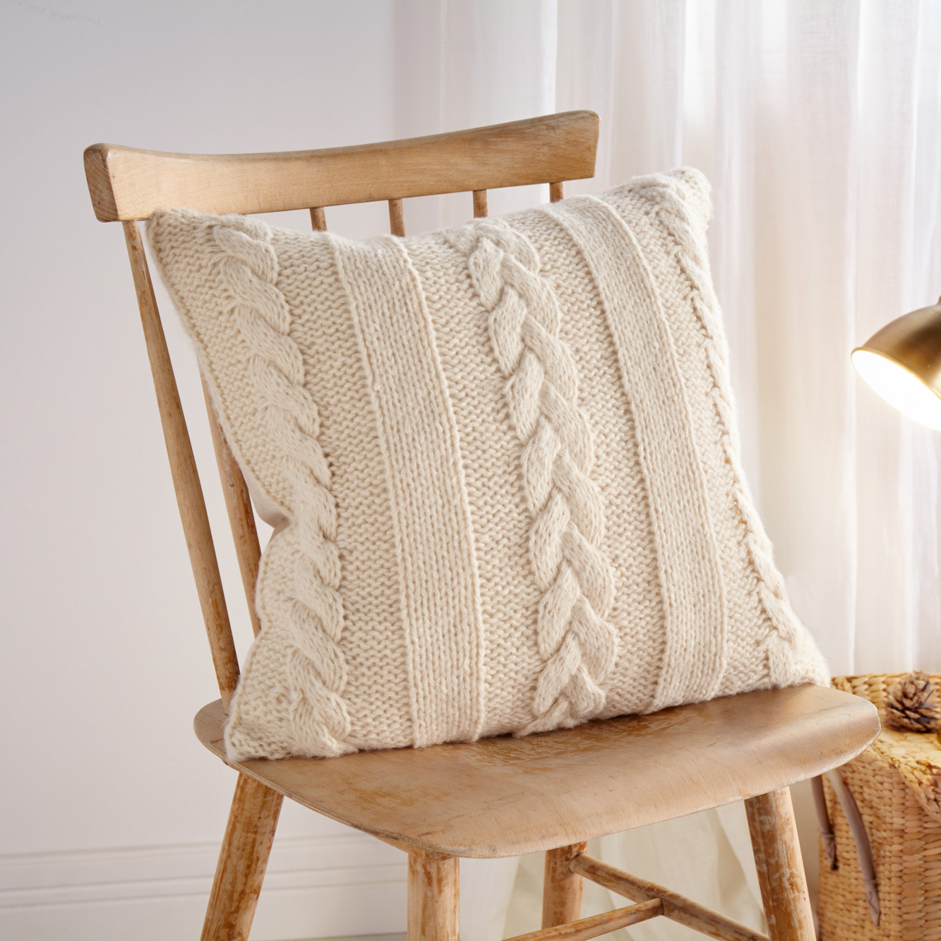 Kissenhülle "Strickmuster"  im Frank Flechtwaren Online Shop kaufen