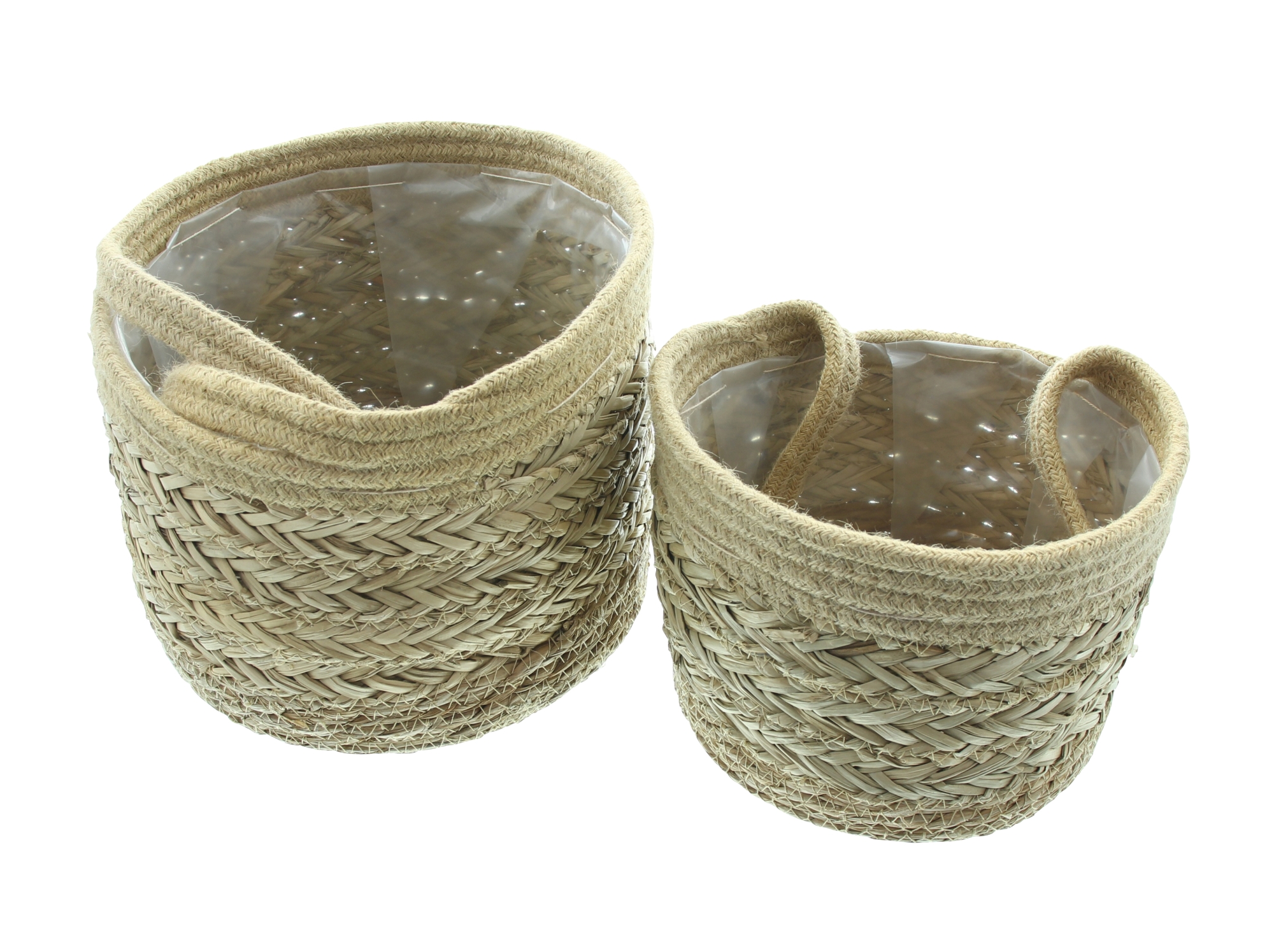 Hängekorb "Seegras", 2er Set im Frank Flechtwaren Online Shop für Übertöpfe kaufen Hängekorb "Seegras", 2er Set im Frank Flechtwaren Online Shop für Übertöpfe kaufen