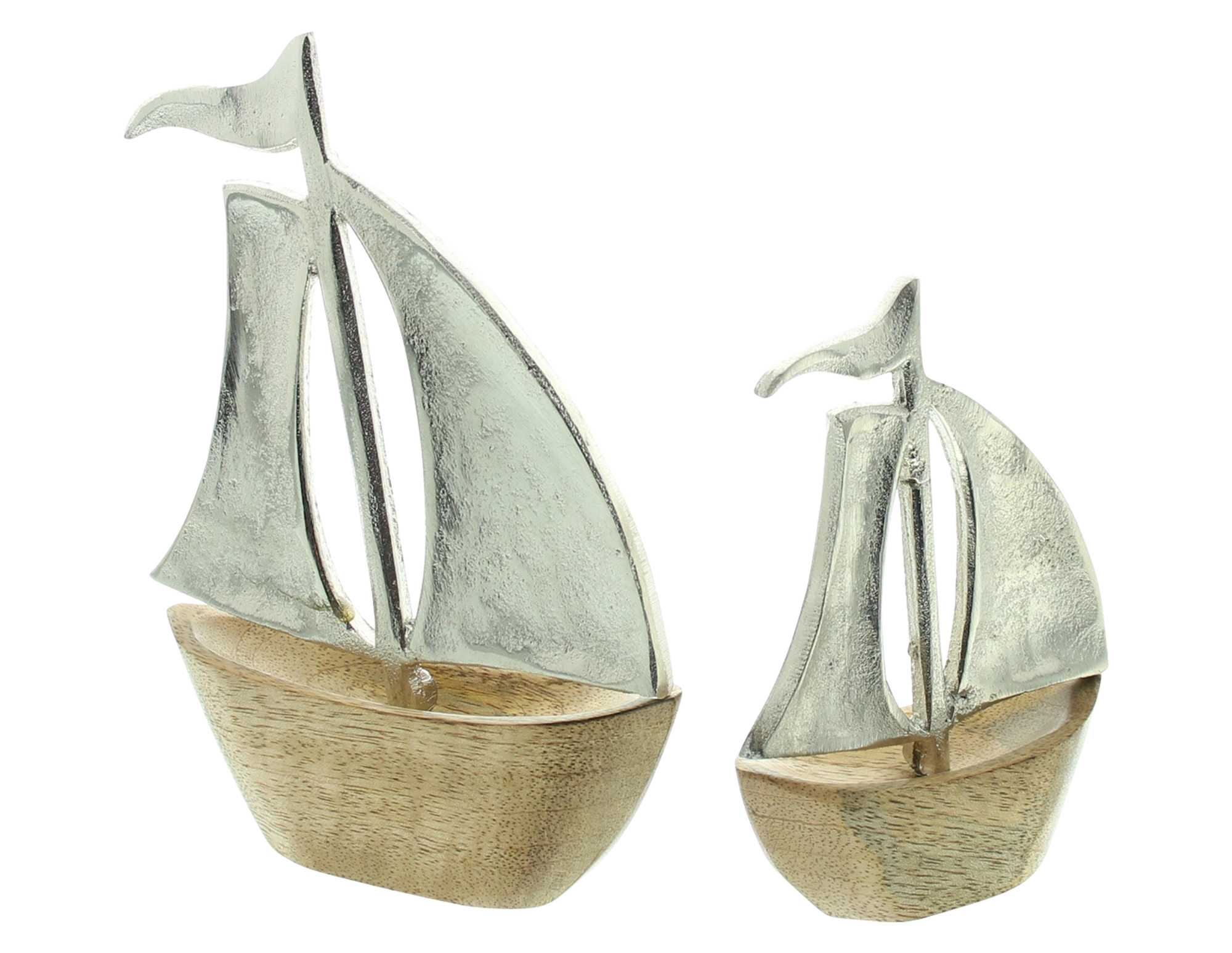 Segelboot "Sailing", 2er Set im Frank Flechtwaren Online Shop für Dekofiguren kaufen Segelboot "Sailing", 2er Set im Frank Flechtwaren Online Shop für Dekofiguren kaufen