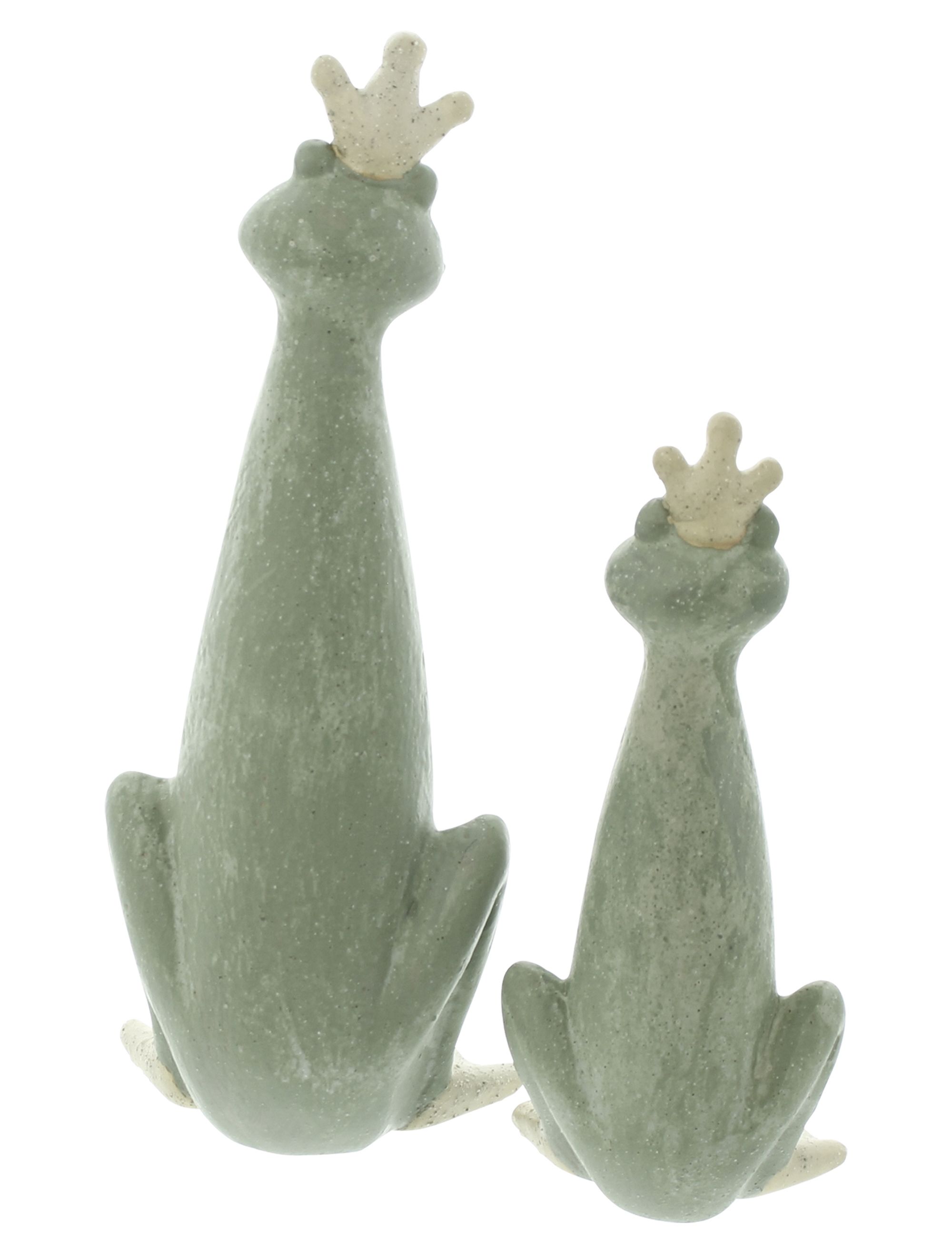 Figur "Froschkönig", 2er Set im Frank Flechtwaren Online Shop für Gartenfiguren kaufen Figur "Froschkönig", 2er Set im Frank Flechtwaren Online Shop für Gartenfiguren kaufen