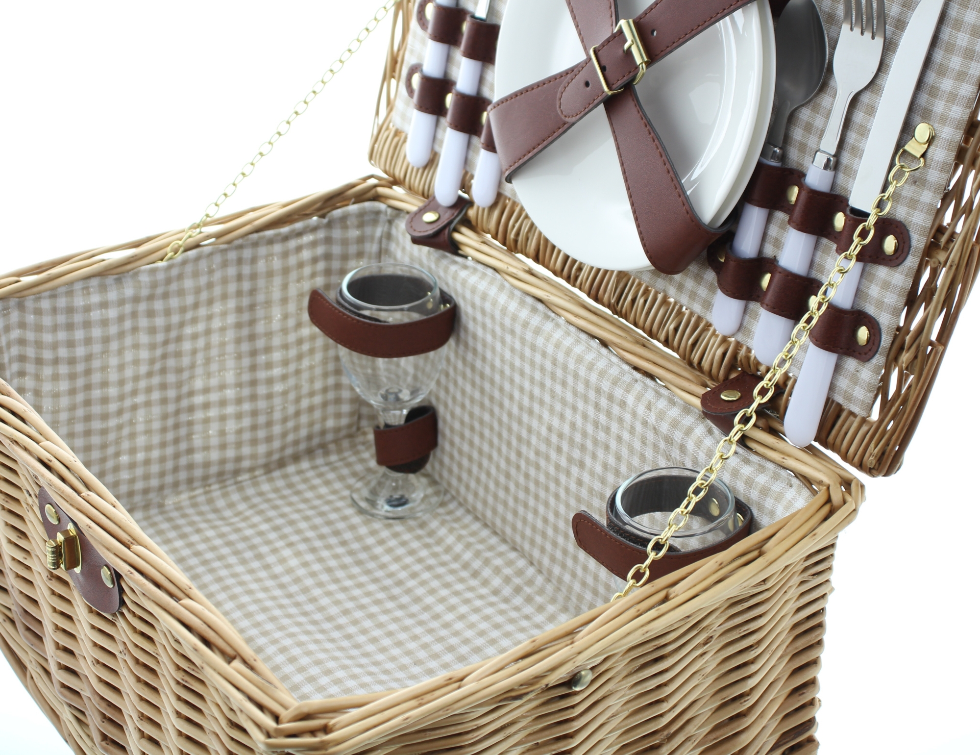 Picknickkorb "Duo", 16tlg. im Frank Flechtwaren Online Shop für Picknickkörbe kaufen Picknickkorb "Duo", 16tlg. im Frank Flechtwaren Online Shop für Picknickkörbe kaufen