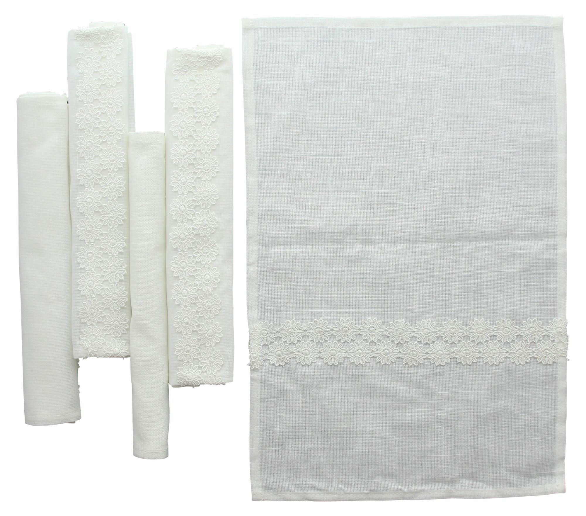 Platzmatte "Spitzenblümchen", 2er Set  im Frank Flechtwaren Online Shop für Ostern kaufen