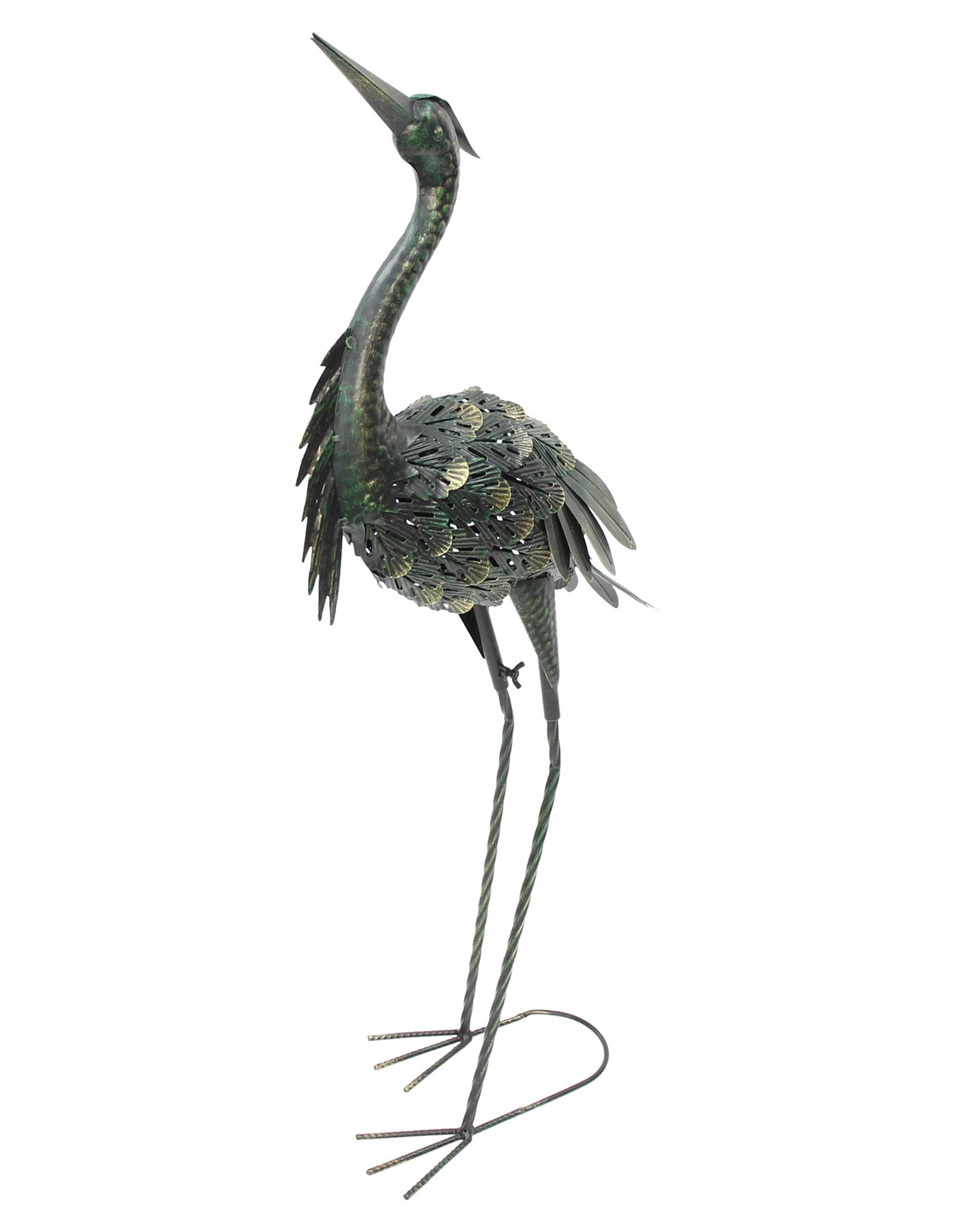 Metallvogel "Reiher" im Frank Flechtwaren Online Shop für Gartenfiguren kaufen Metallvogel "Reiher" im Frank Flechtwaren Online Shop für Gartenfiguren kaufen