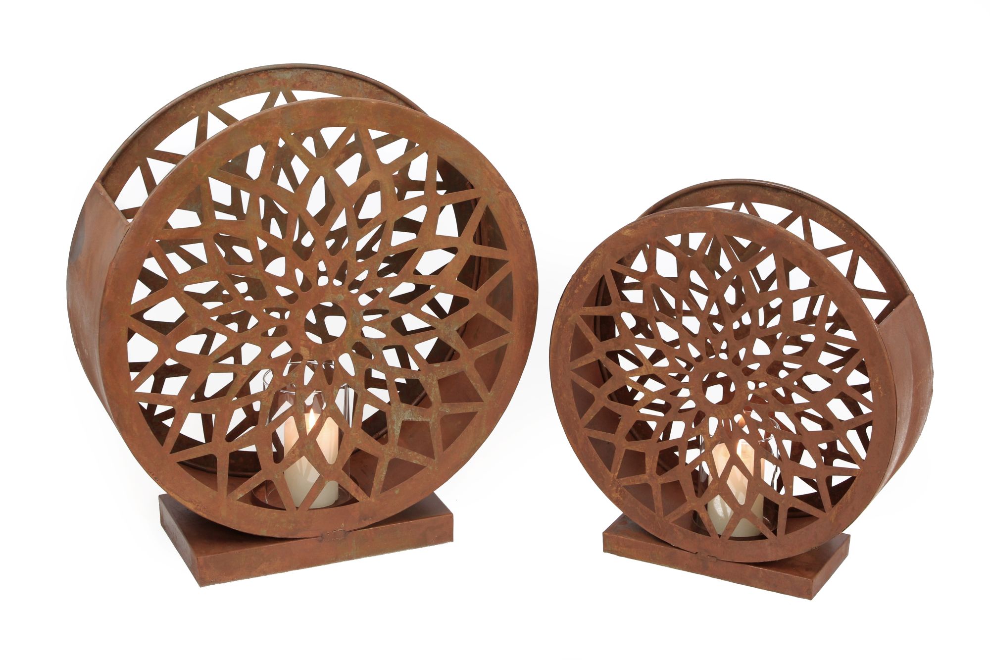 Windlicht "Ornament", 2er Set im Frank Flechtwaren Online Shop für Ostern kaufen Windlicht "Ornament", 2er Set im Frank Flechtwaren Online Shop für Ostern kaufen