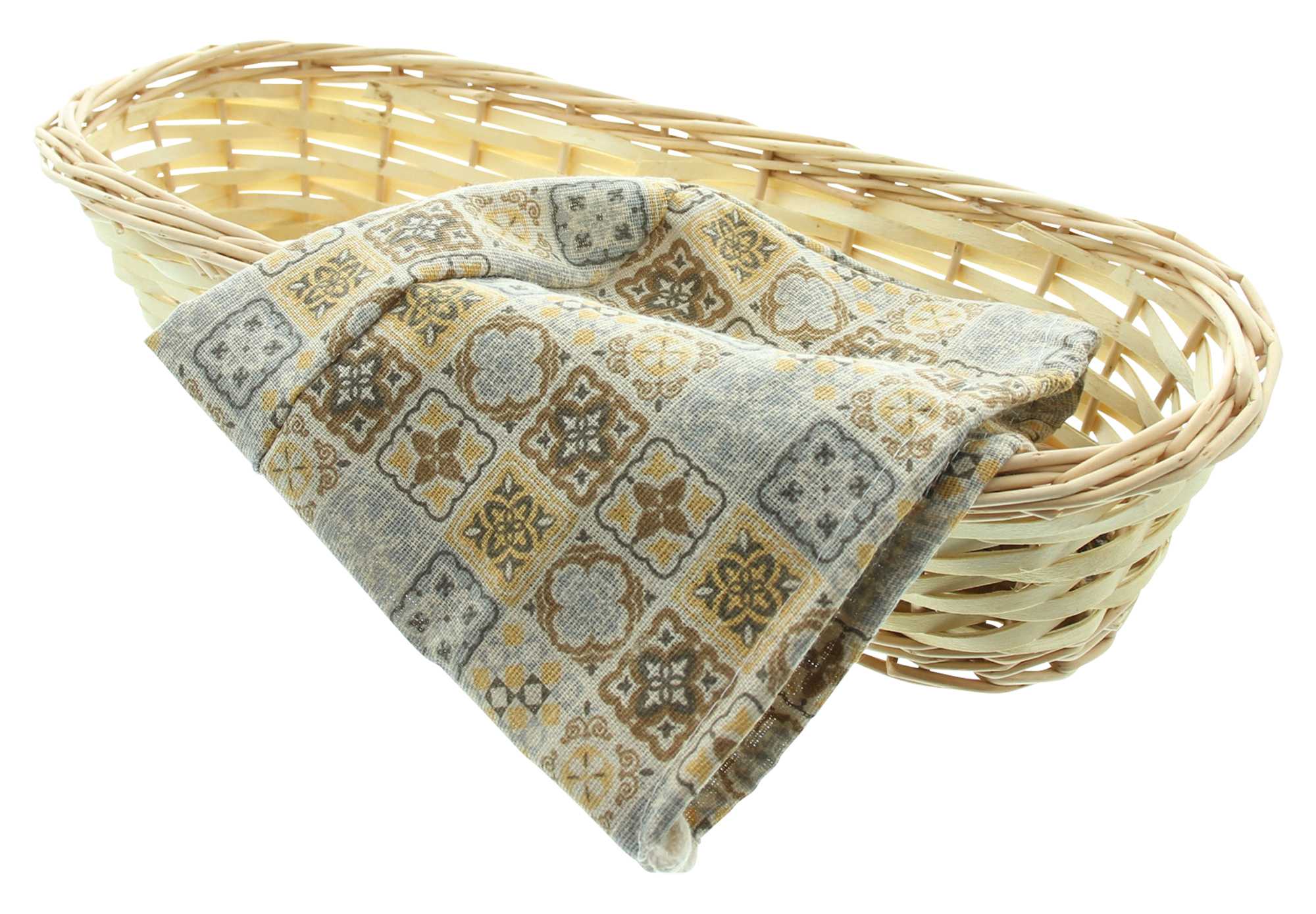 Füllkorb "Mosaik", lang  im Frank Flechtwaren Online Shop für Küche kaufen