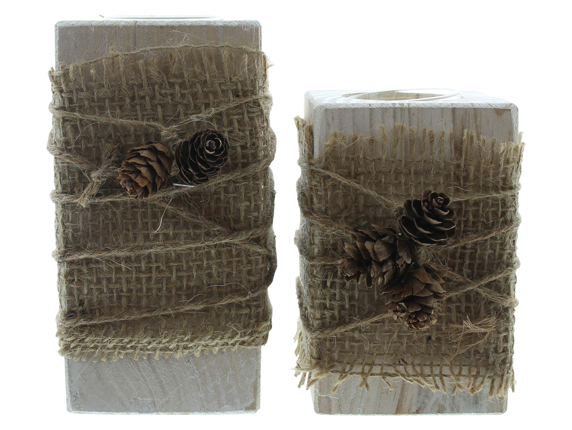 Teelichthalter "Natural Vintage", 2er Set im Frank Flechtwaren Online Shop für Herbst kaufen Teelichthalter "Natural Vintage", 2er Set im Frank Flechtwaren Online Shop für Herbst kaufen