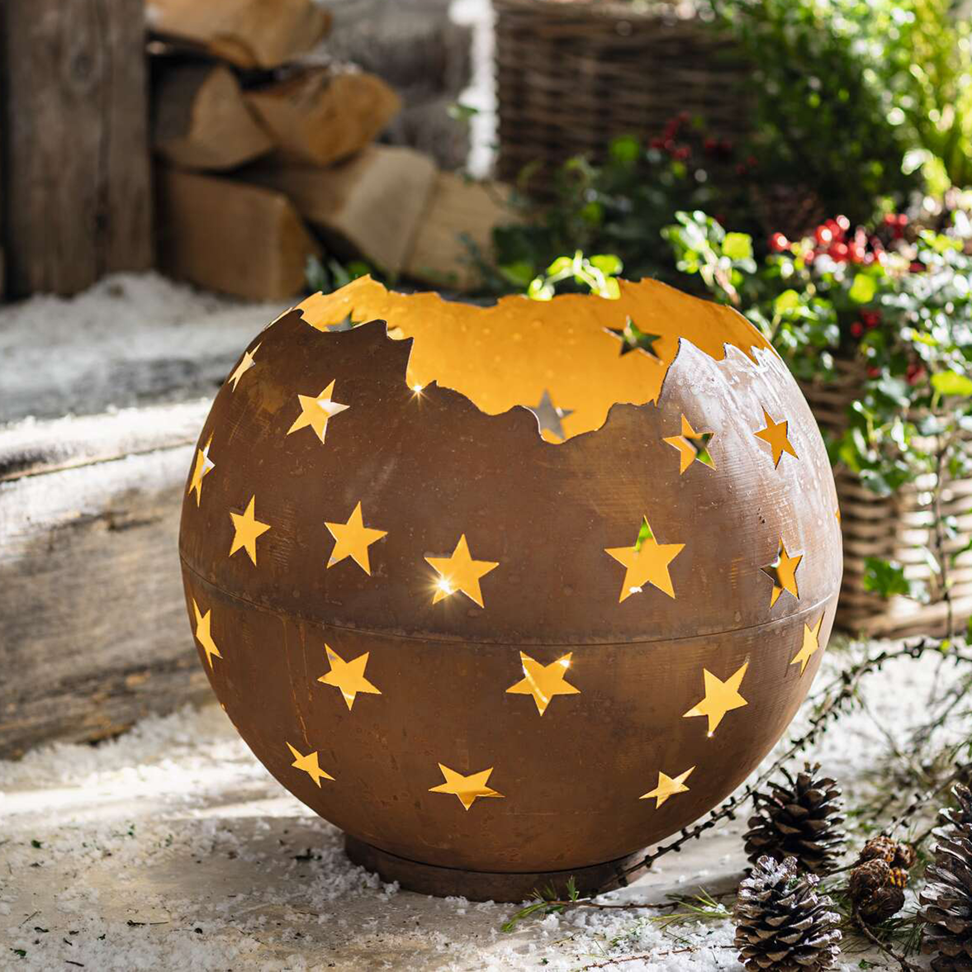 Windlicht "Sternenhimmel" im Frank Flechtwaren Online Shop für Weihnachten kaufen Windlicht "Sternenhimmel" im Frank Flechtwaren Online Shop für Weihnachten kaufen