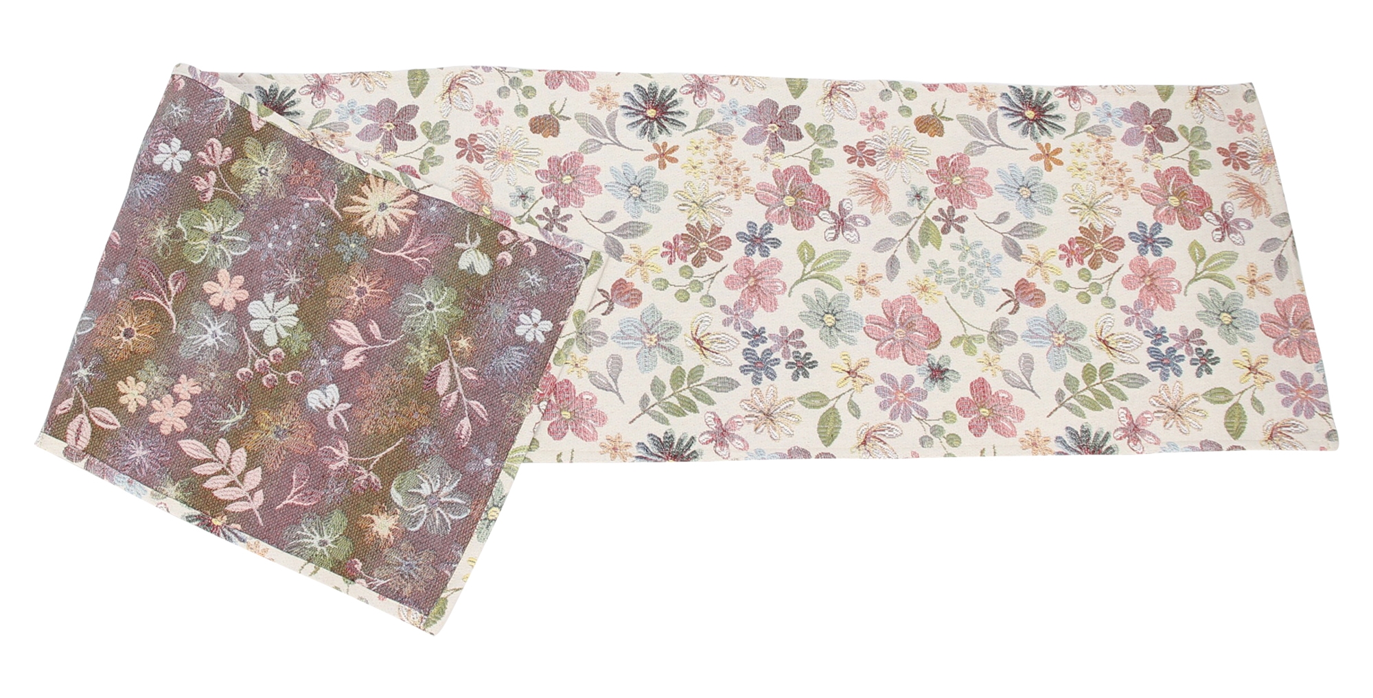 Tischläufer "Jacquard-Flowers" im Frank Flechtwaren Online Shop für Tischläufer kaufen Tischläufer "Jacquard-Flowers" im Frank Flechtwaren Online Shop für Tischläufer kaufen