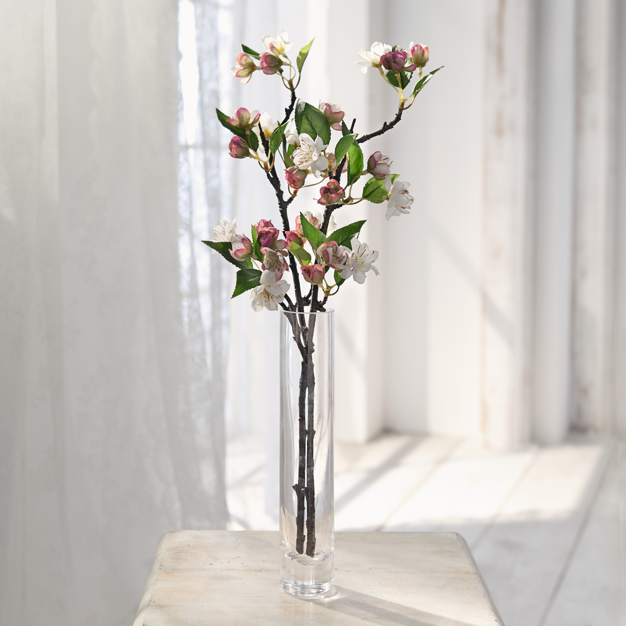 Kunstblume "Kirschzweig", 2er Set  im Frank Flechtwaren Online Shop kaufen