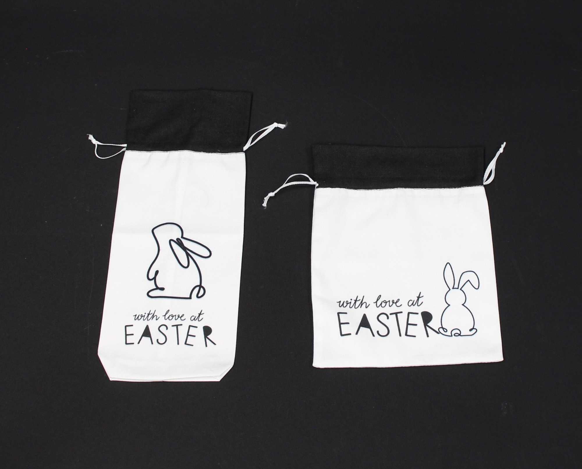 Geschenkbeutel "Lovely Easter", 2er Set  im Frank Flechtwaren Online Shop für Ostern kaufen