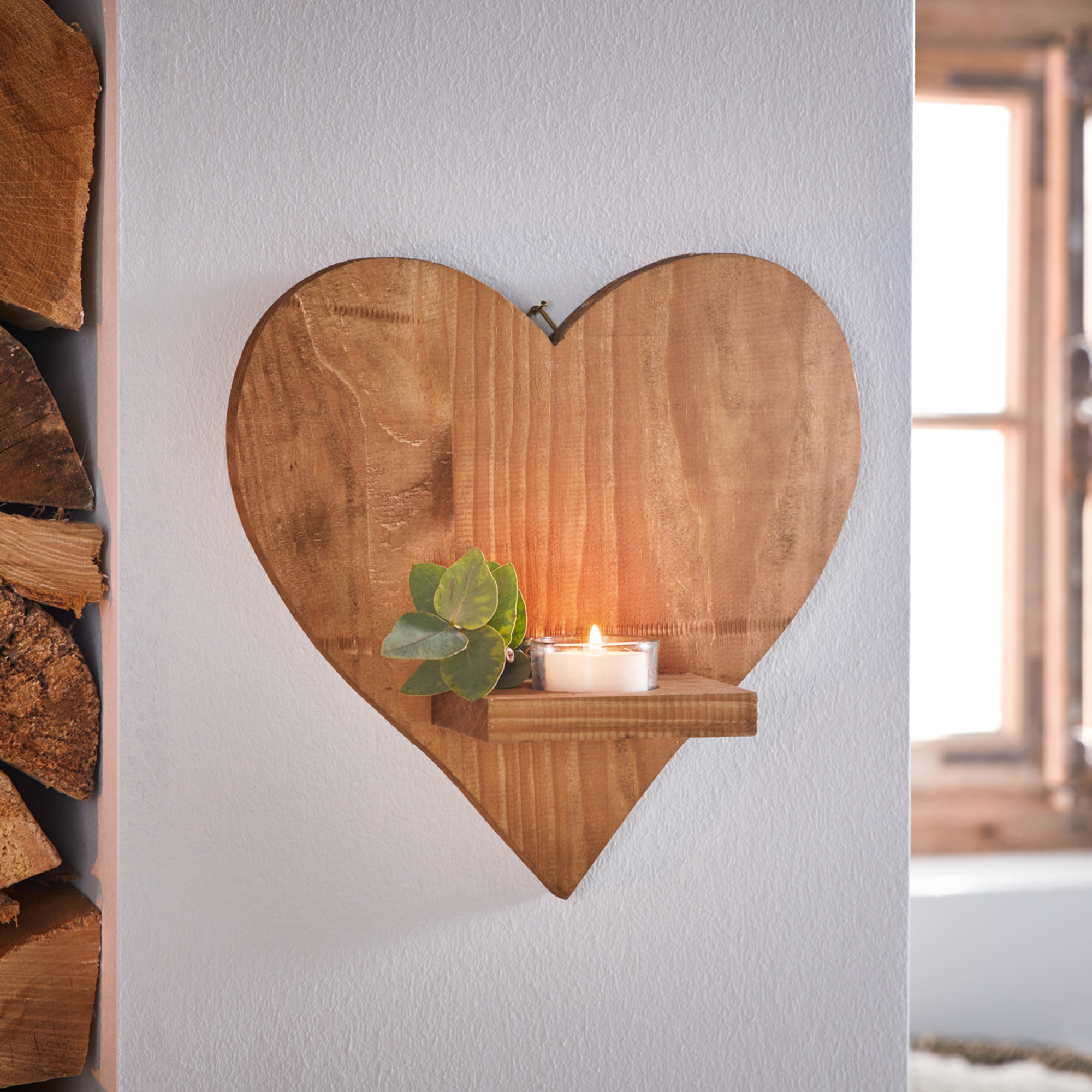 Wanddeko "Herz-Licht"  im Frank Flechtwaren Online Shop kaufen
