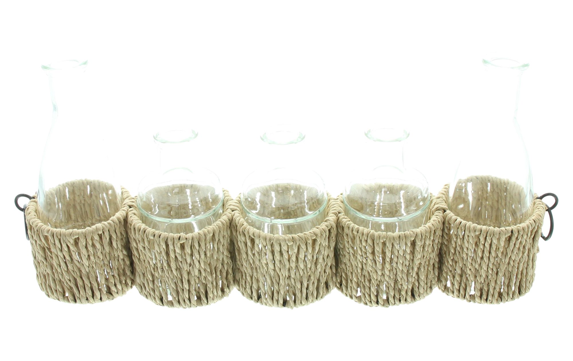 Vasenset "Bottles"  im Frank Flechtwaren Online Shop für Dekovasen kaufen