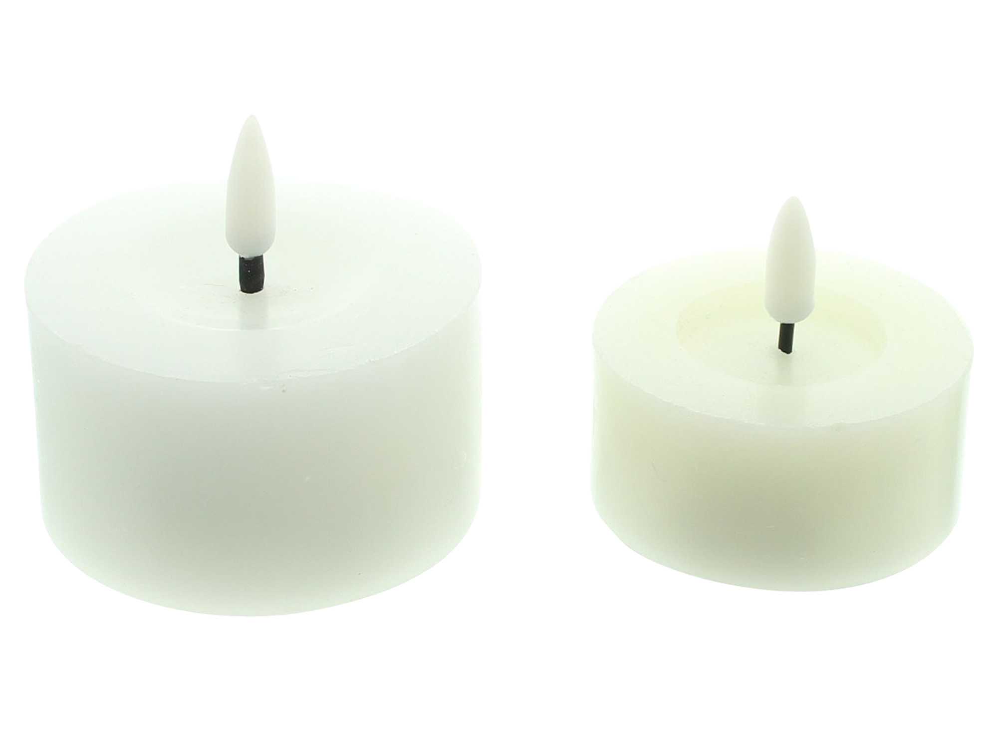 LED-Kerze "White", 2er Set im Frank Flechtwaren Online Shop für Ostern kaufen LED-Kerze "White", 2er Set im Frank Flechtwaren Online Shop für Ostern kaufen