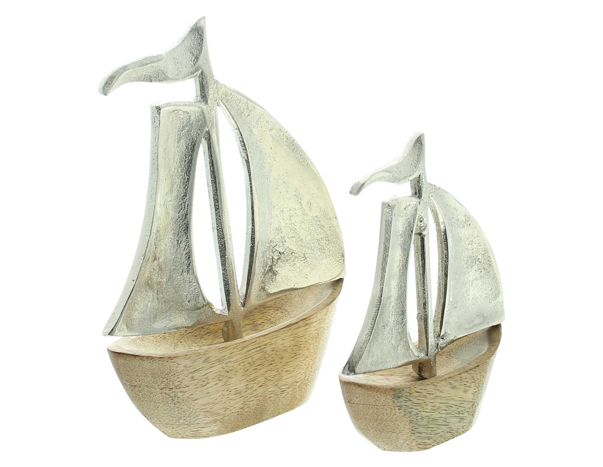 Segelboot "Sailing", 2er Set im Frank Flechtwaren Online Shop für Dekofiguren kaufen Segelboot "Sailing", 2er Set im Frank Flechtwaren Online Shop für Dekofiguren kaufen