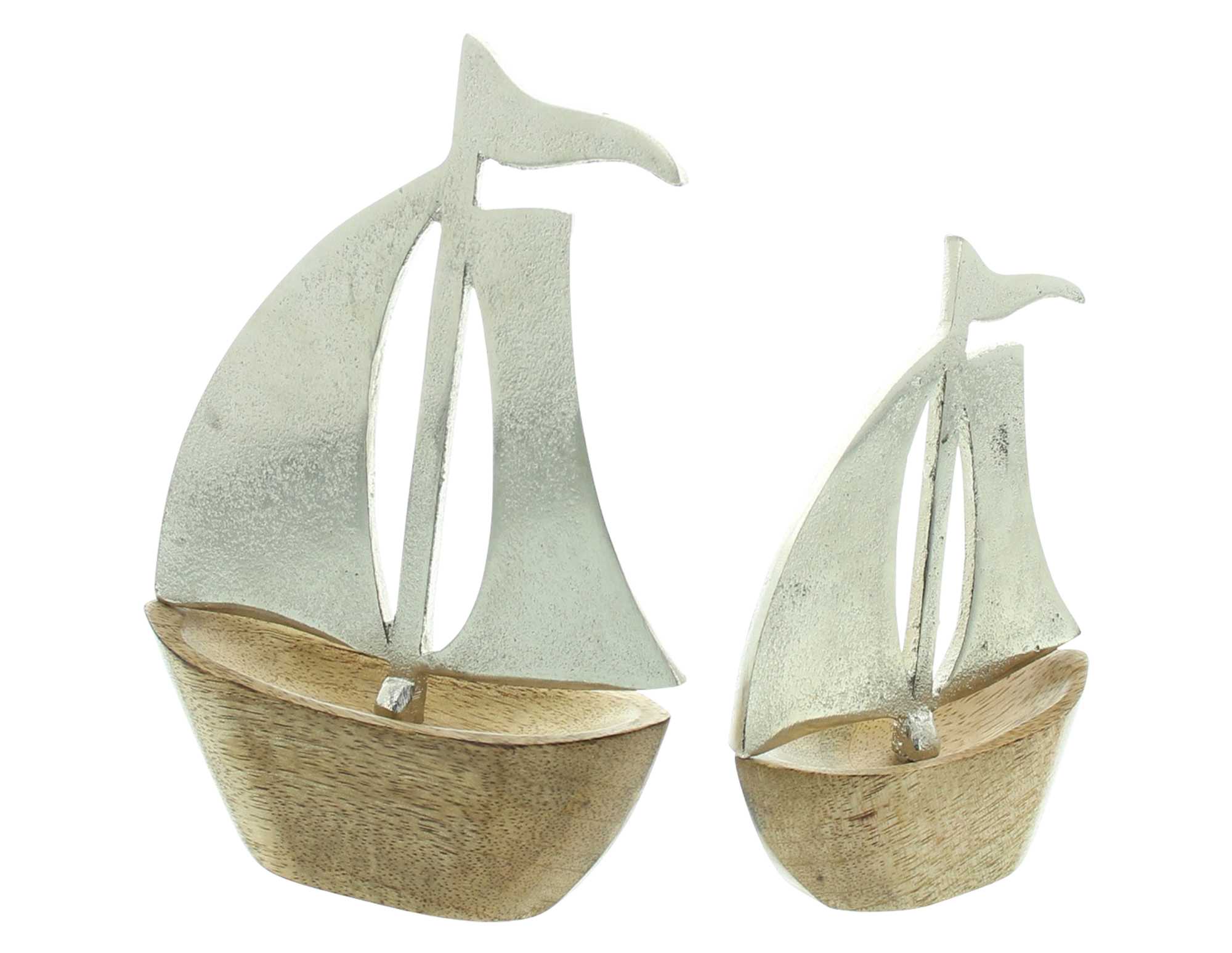 Segelboot "Sailing", 2er Set im Frank Flechtwaren Online Shop für Dekofiguren kaufen Segelboot "Sailing", 2er Set im Frank Flechtwaren Online Shop für Dekofiguren kaufen