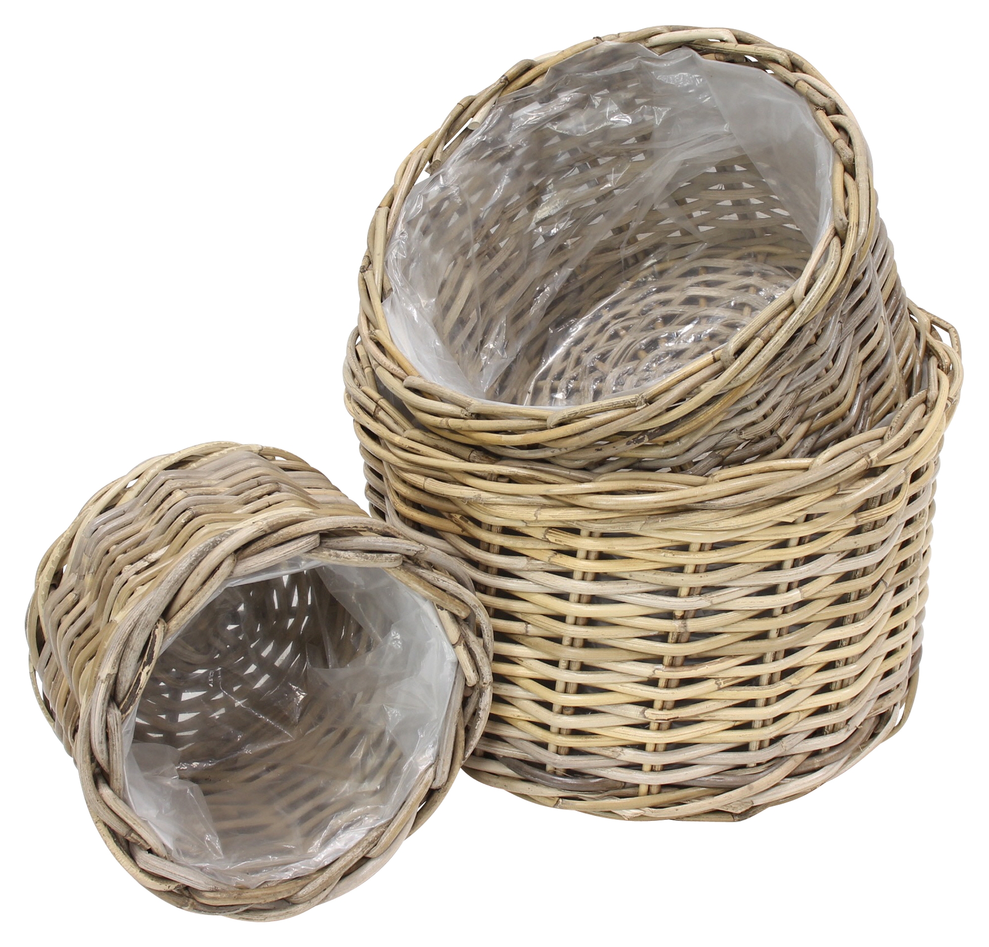 Pflanzkorb "Rattan", 3er Set im Frank Flechtwaren Online Shop für Weihnachten kaufen Pflanzkorb "Rattan", 3er Set im Frank Flechtwaren Online Shop für Weihnachten kaufen