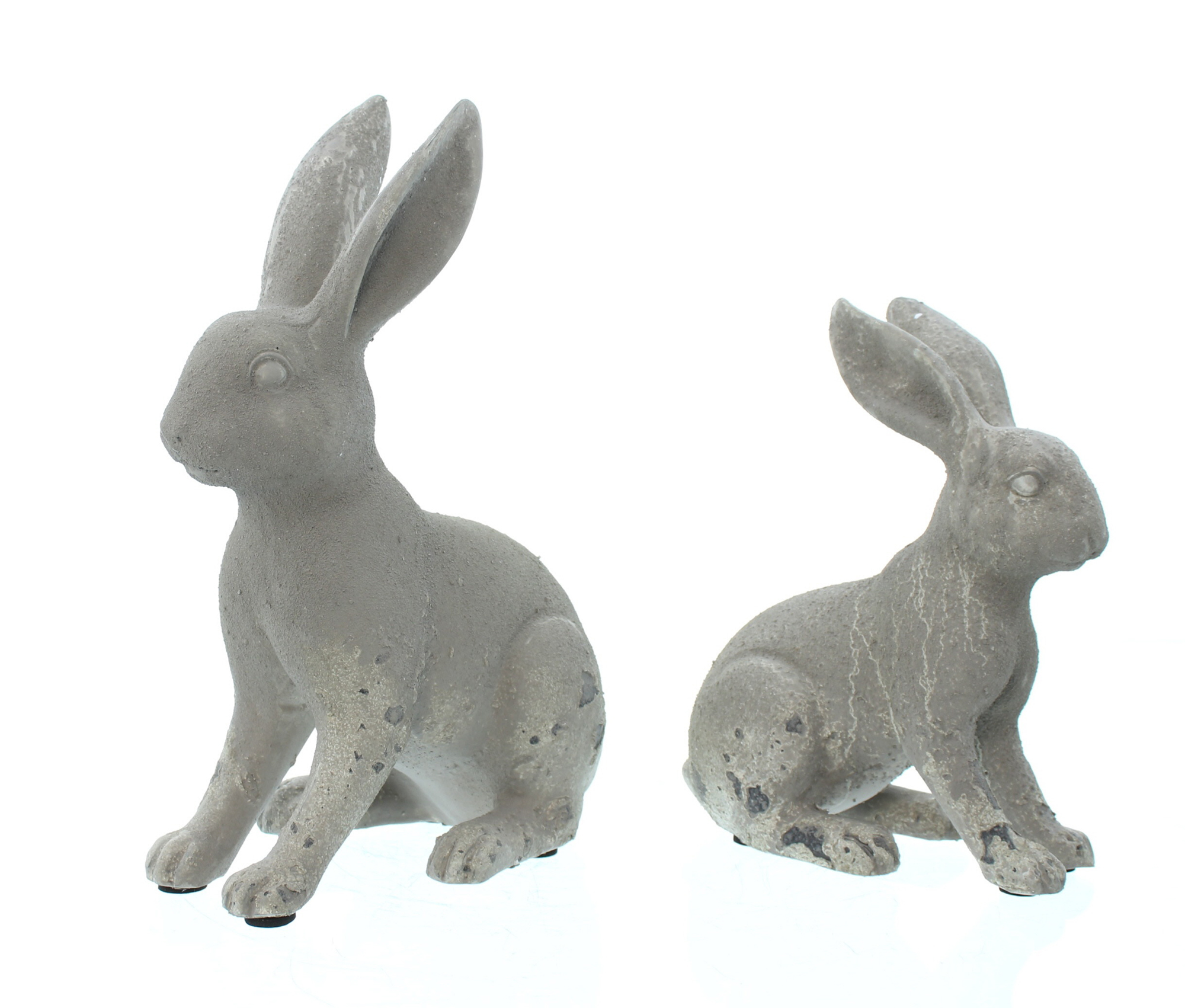 Hase "Beton-Style", 2er Set, B-Ware im Frank Flechtwaren Online Shop für Ostern kaufen Hase "Beton-Style", 2er Set, B-Ware im Frank Flechtwaren Online Shop für Ostern kaufen